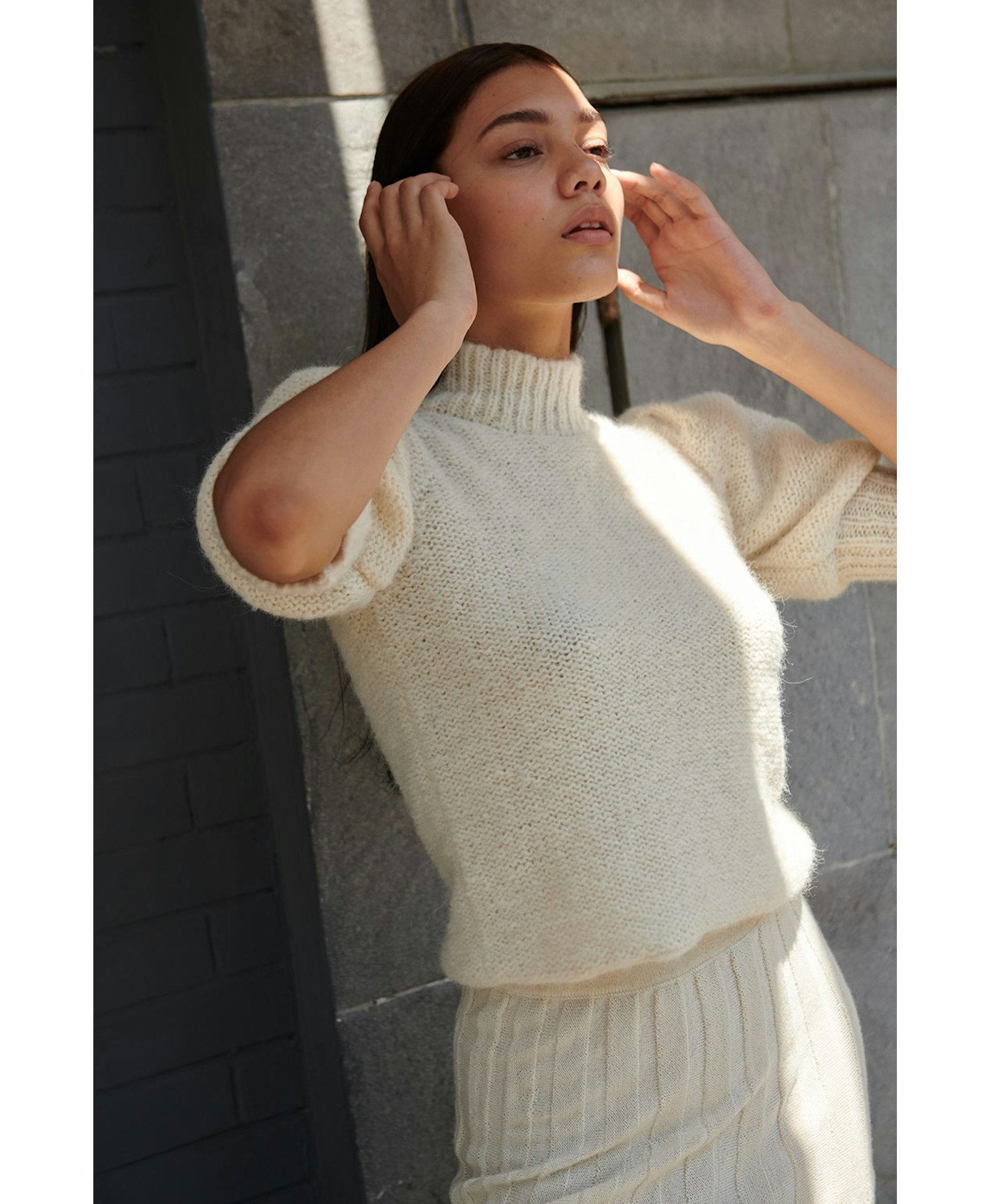 TAK top in White made by AYNI