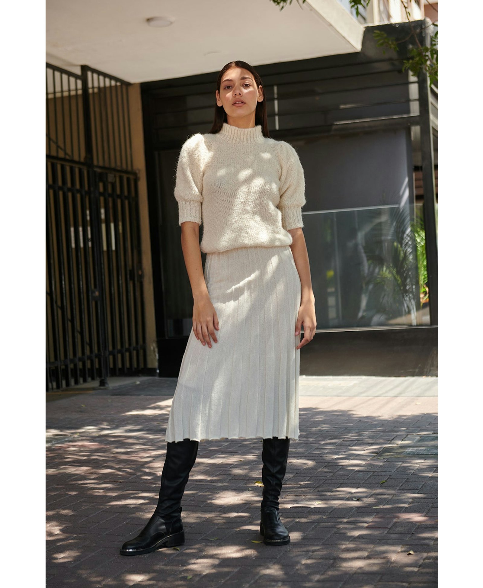 TAK top in White made by AYNI