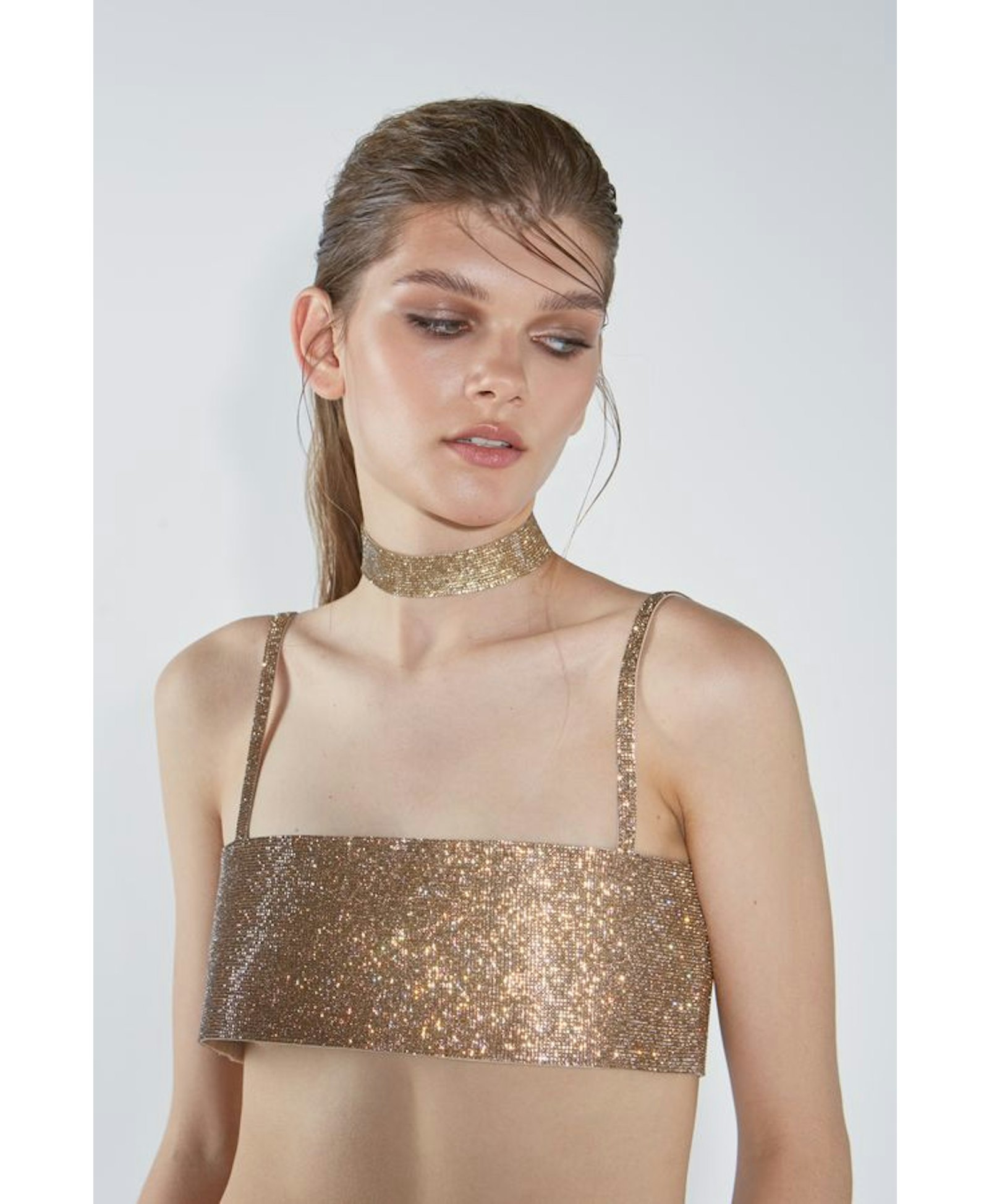 Charlotte Choker Vintage Gold made by NUÉ