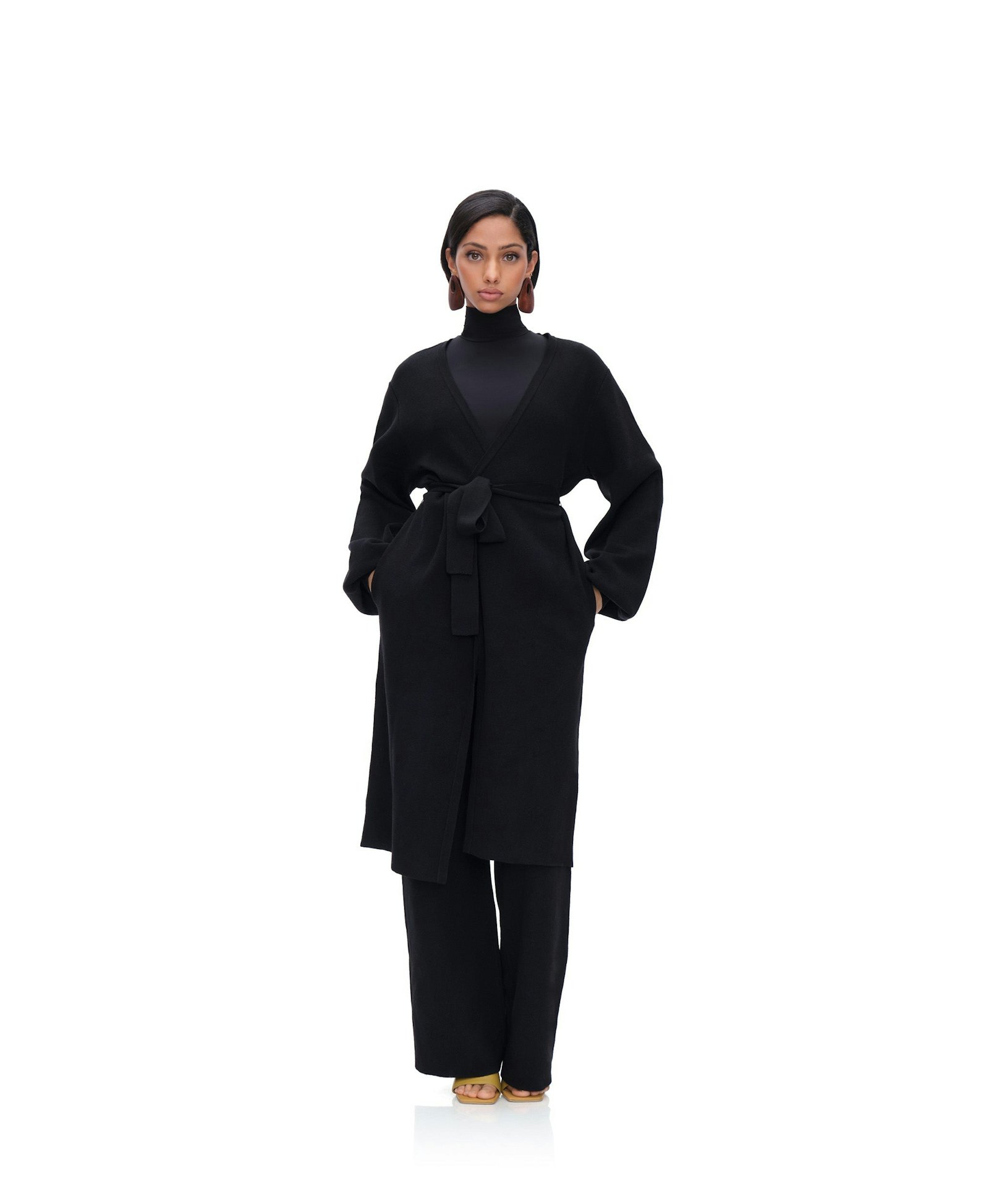 ONA KNIT CARDIGAN - ONYX made by Andrea Iyamah