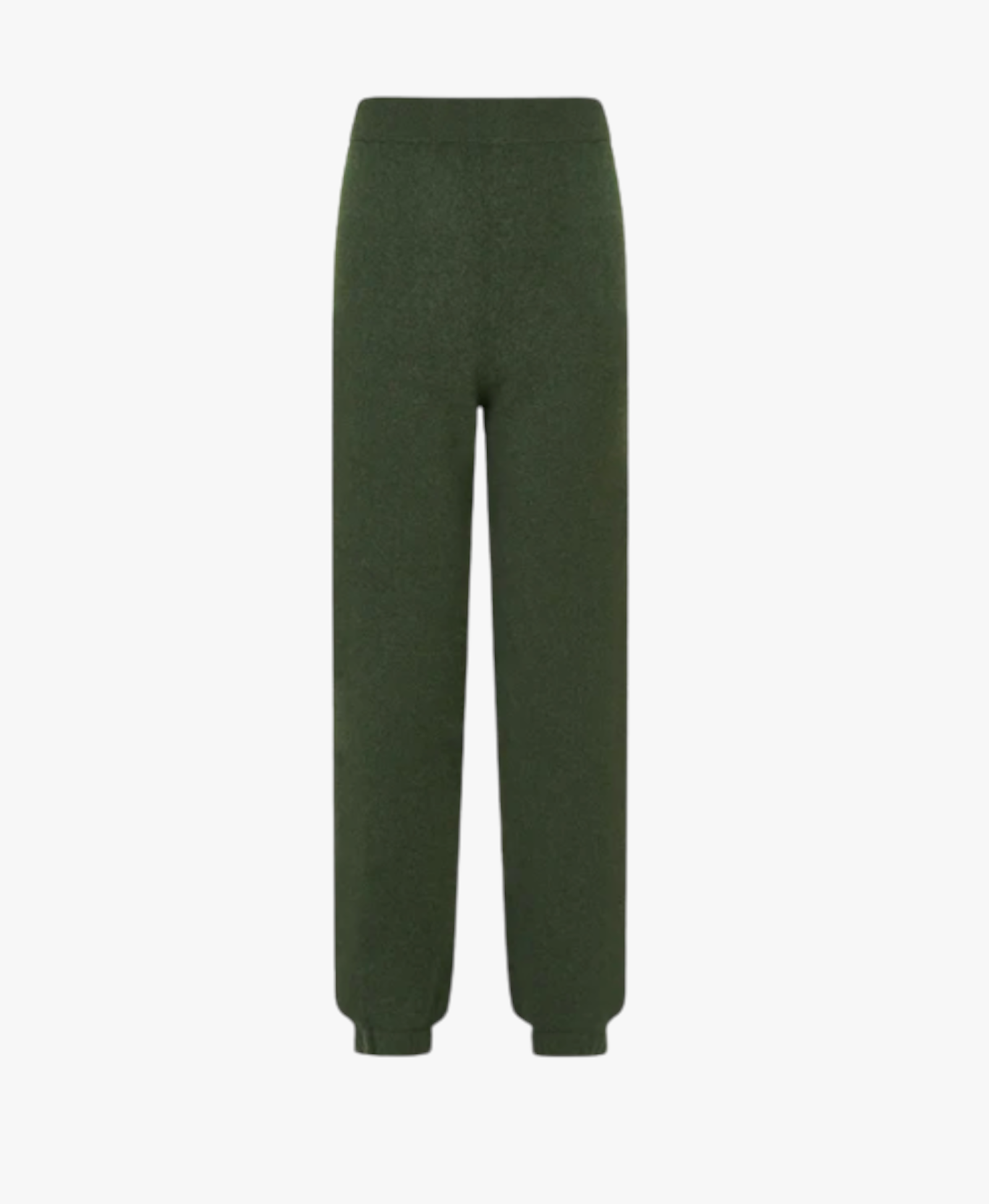 Fluffy Cashmere Jogger Pants in Green made by CRUSH Collection