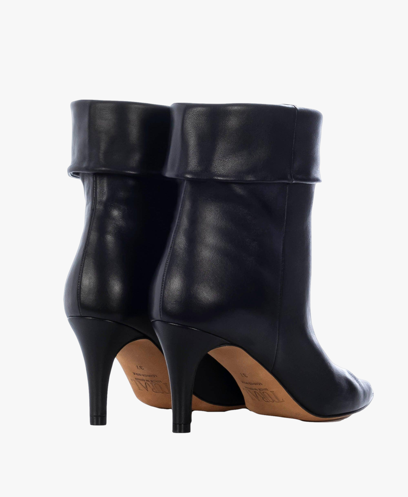 BLACK-COLORED ANKLE BOOTS made by Toral