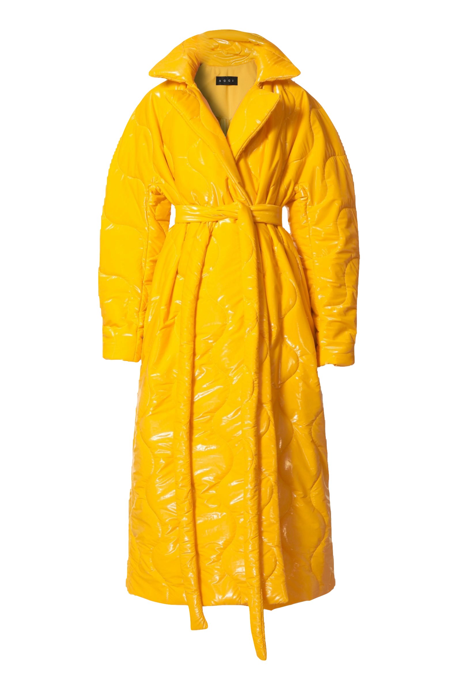 Aggi Coat Harlow Super Yellow In Yellow/orange