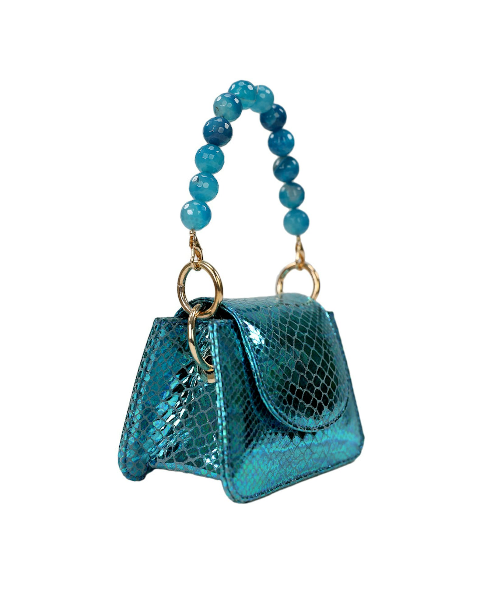 Horra - Metallic Turquoise - Mini Bag made by ALIEL