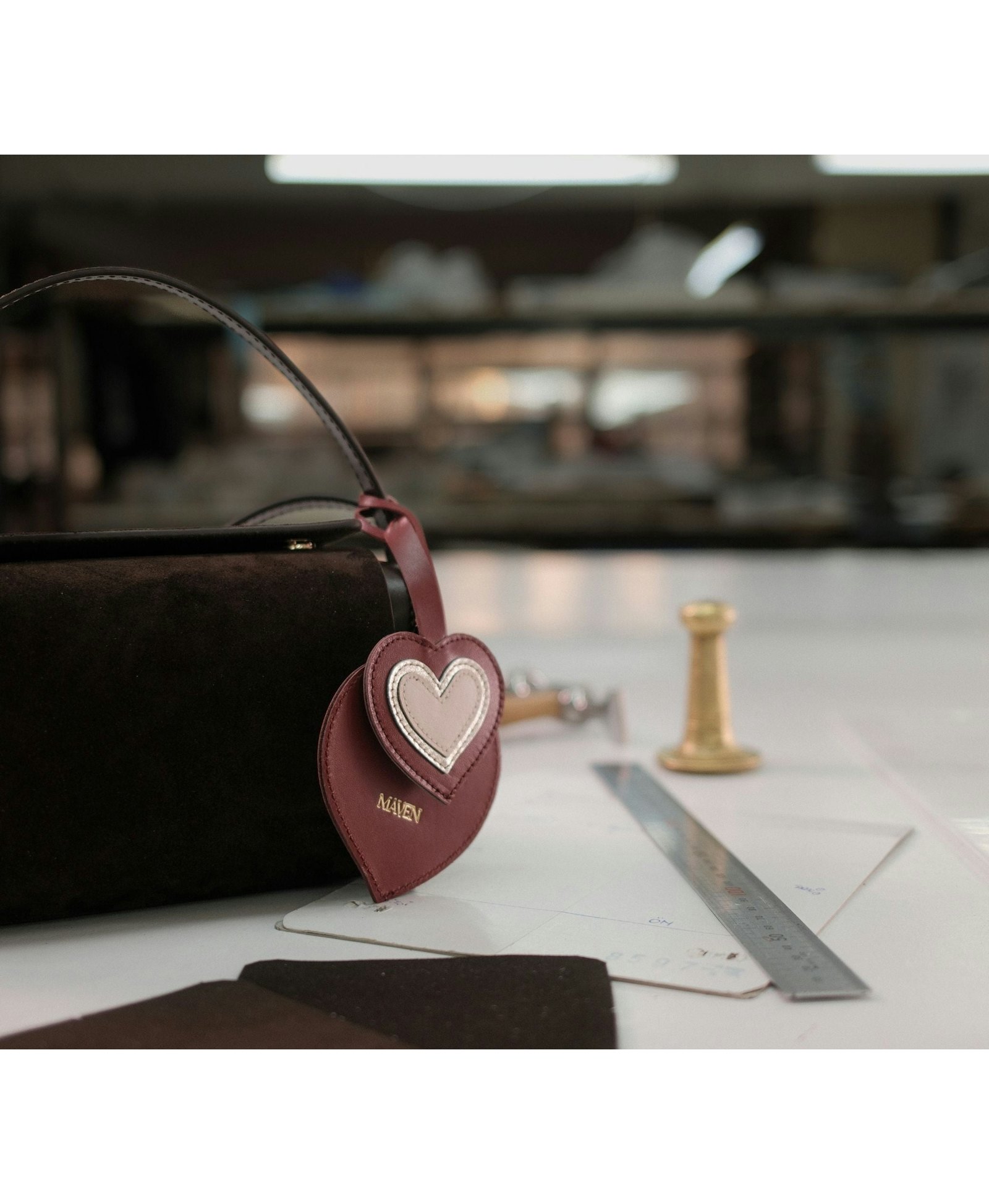 Love Charm Bordo made by Maven Bag