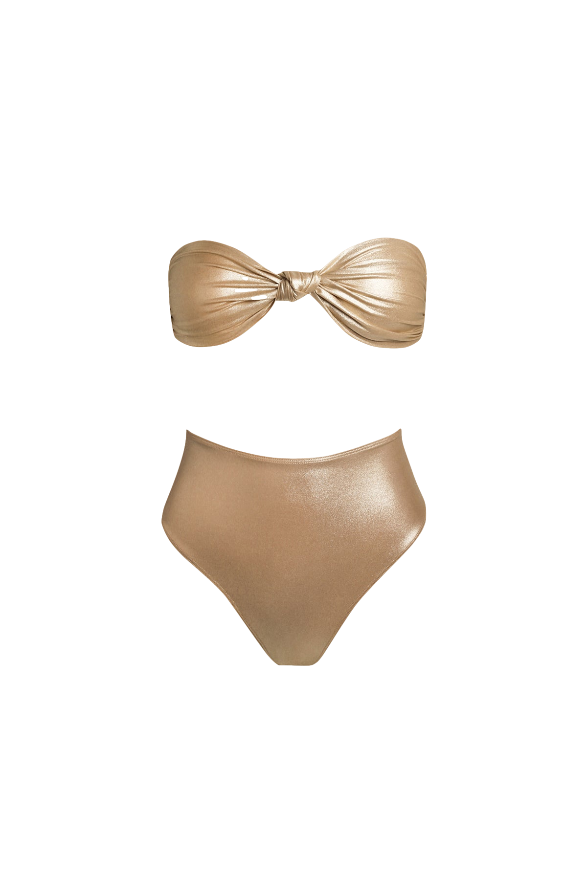 Shop Sara Cristina Marina Bikini With High In Gold