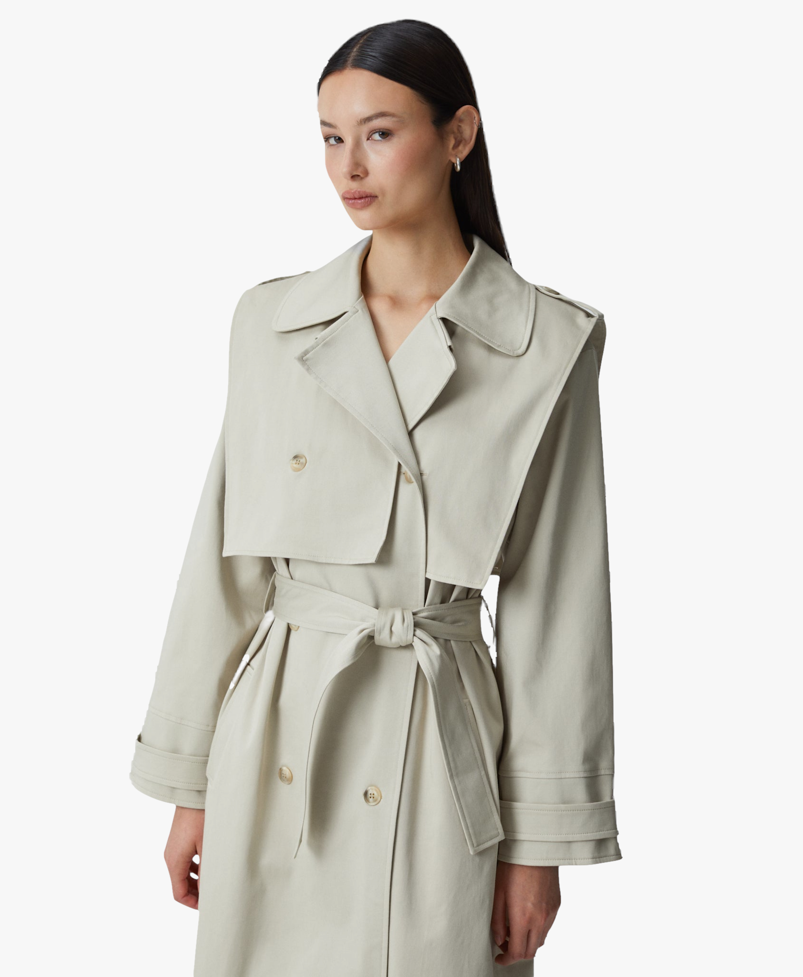 Max Coat in Beige made by AÉRYNE