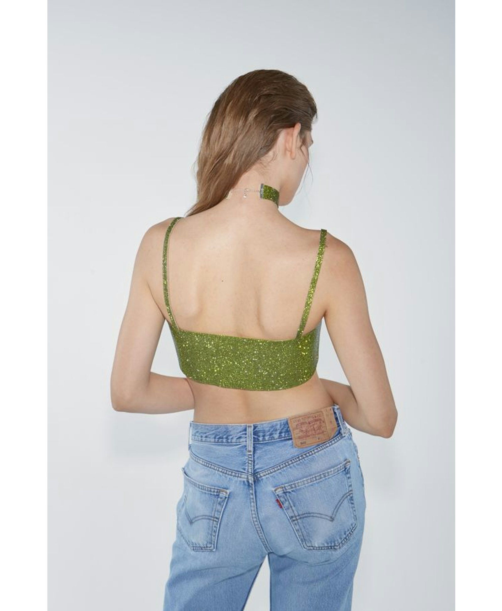 Charlotte Choker Lime Green made by NUÉ