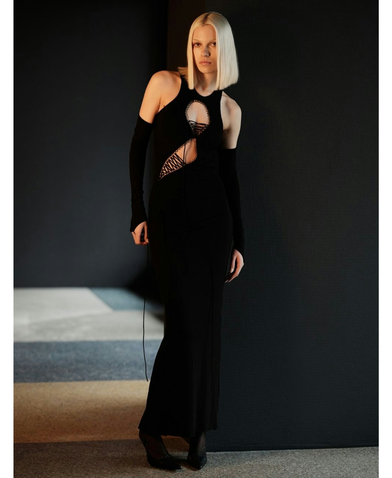 Kitty Dress in Black made by MANURÍ