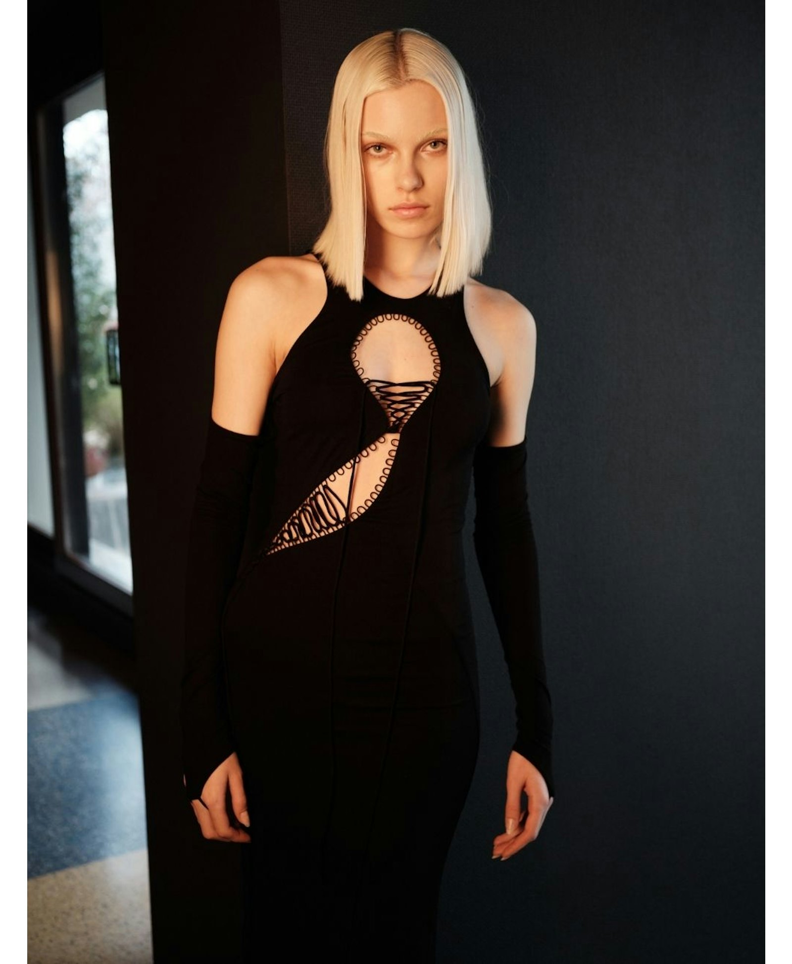 Kitty Dress in Black made by MANURÍ