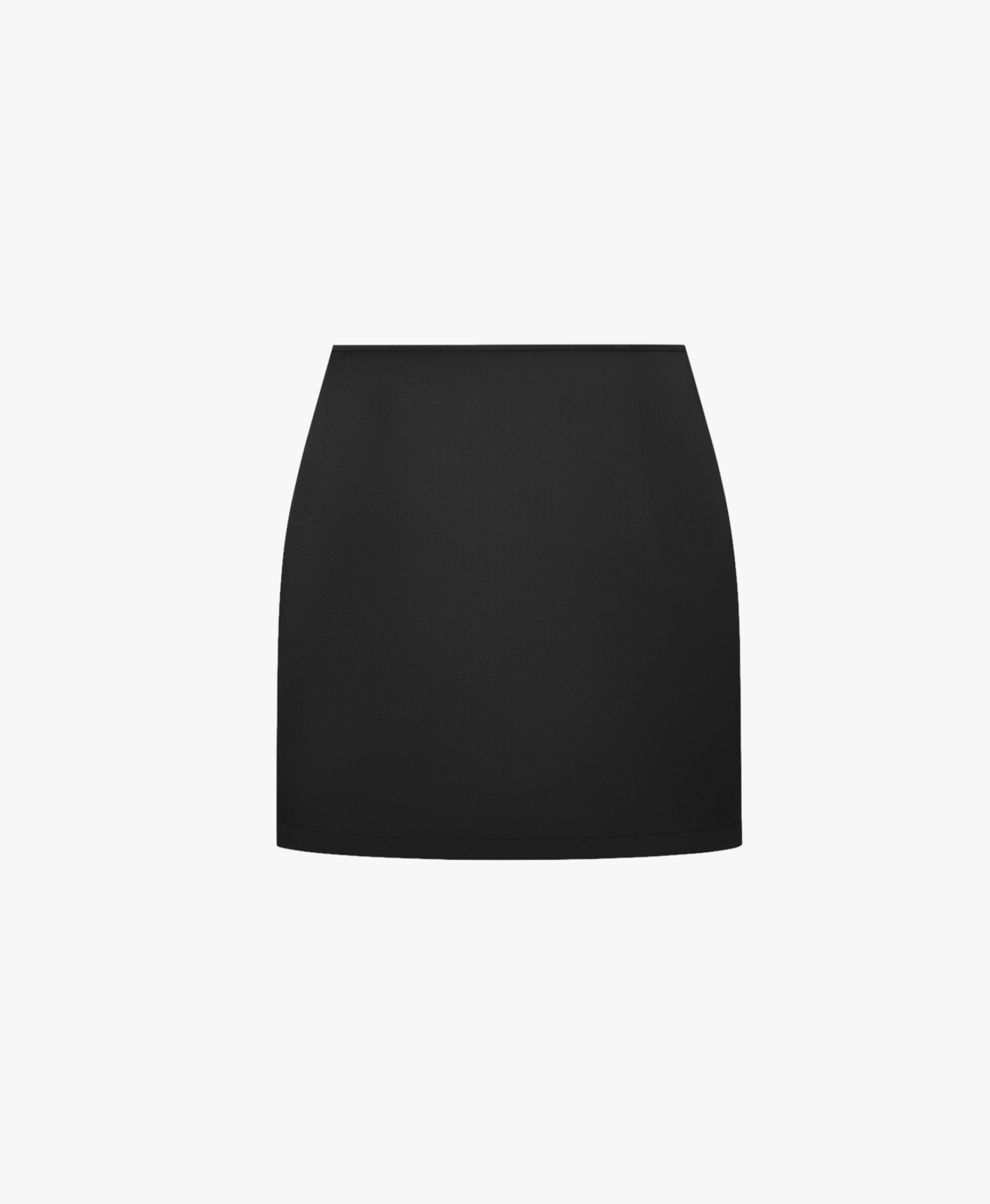 ZIRCON BUTTON MINI SKIRT made by KEBURIA