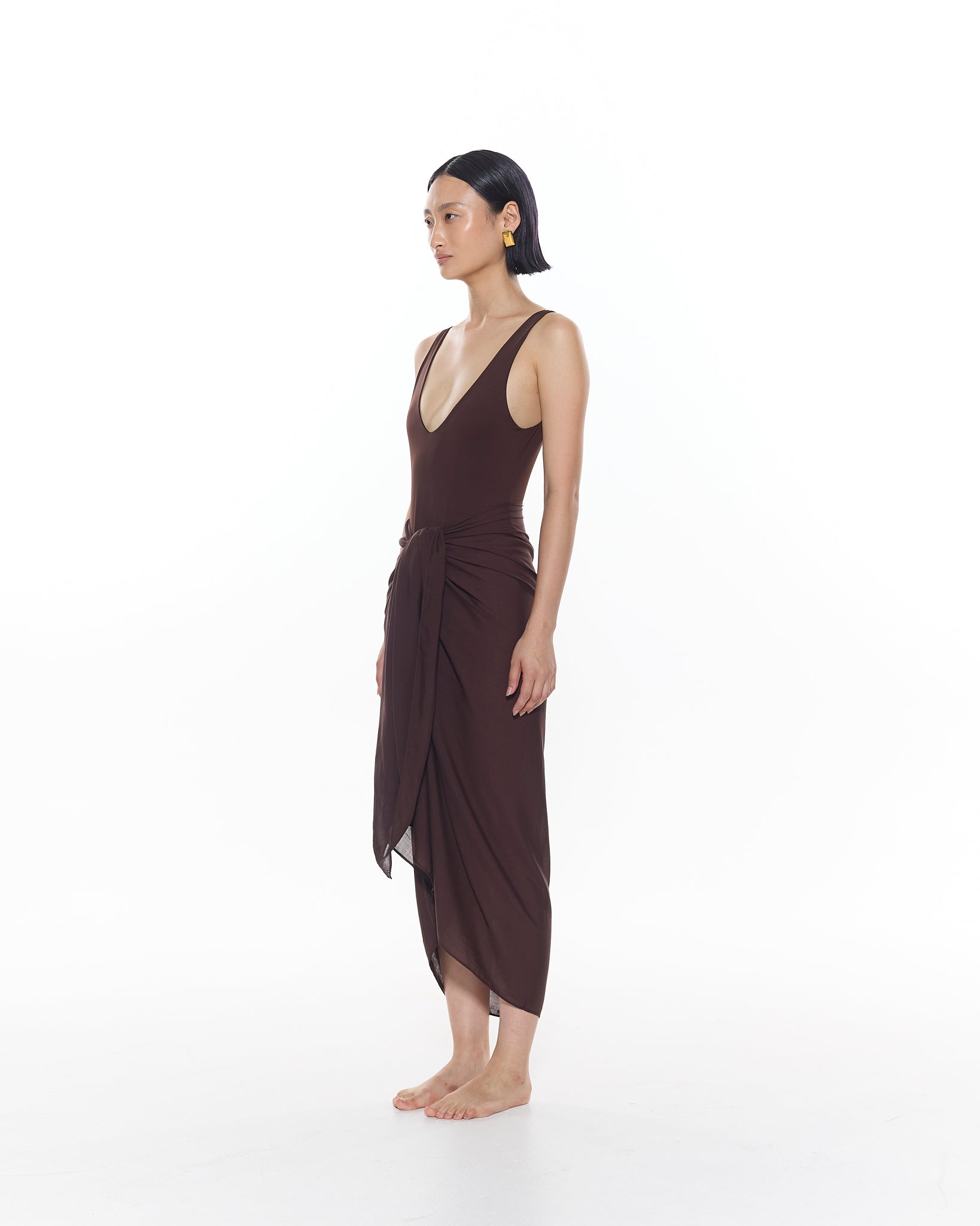 MYRASWIM DEXTER SARONG | CHOCOLATE 