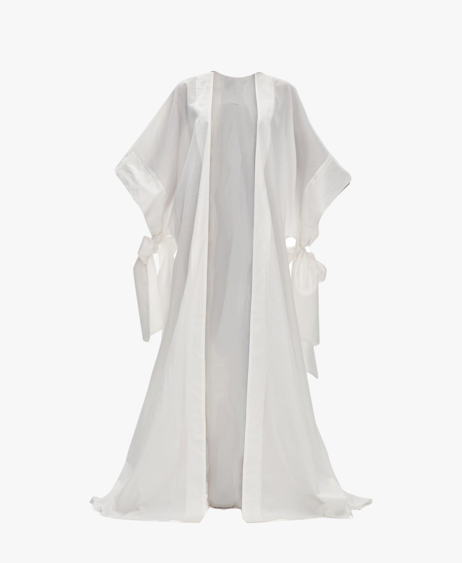 GAMBA IVORY ROBE made by Andrea Iyamah