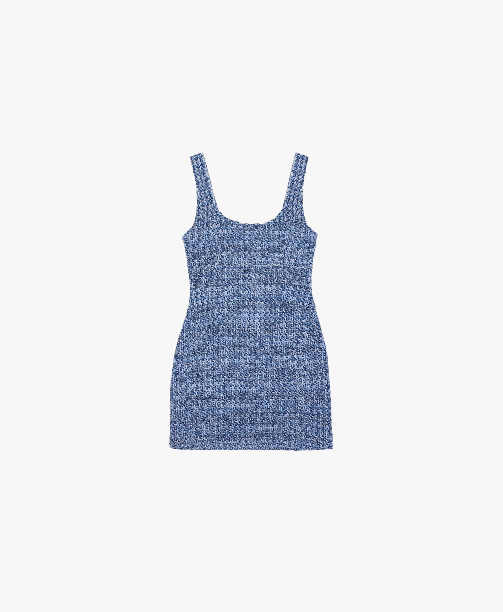 MULTICOLORED SEQUINED TWEED DRESS made by CRUSH Collection