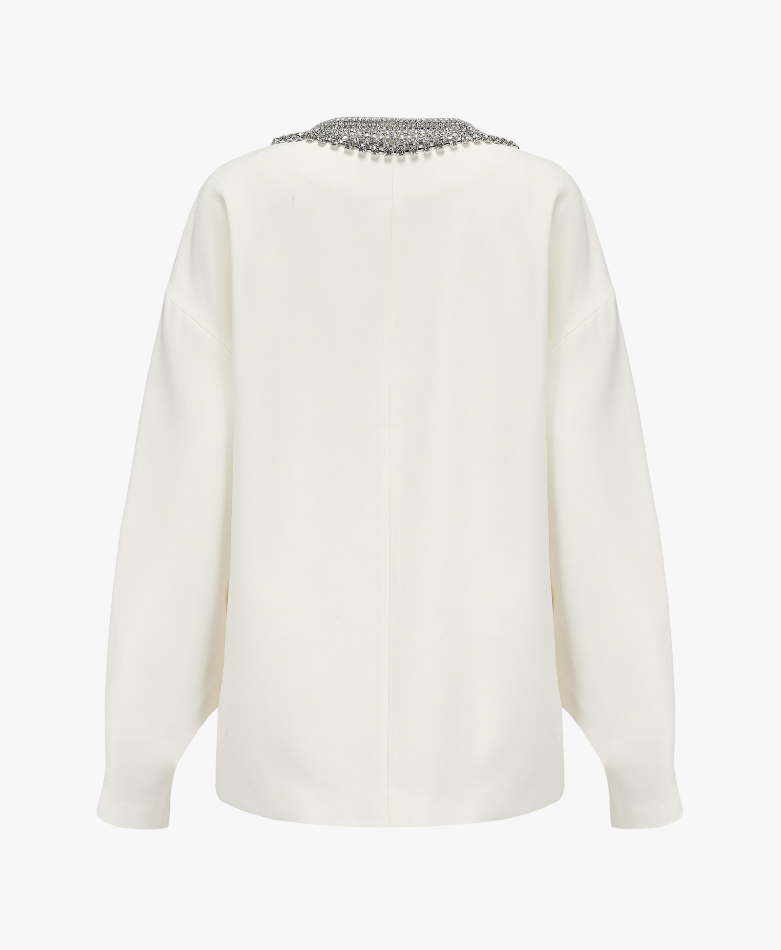 White Sutton Blazer made by Nana Jacqueline