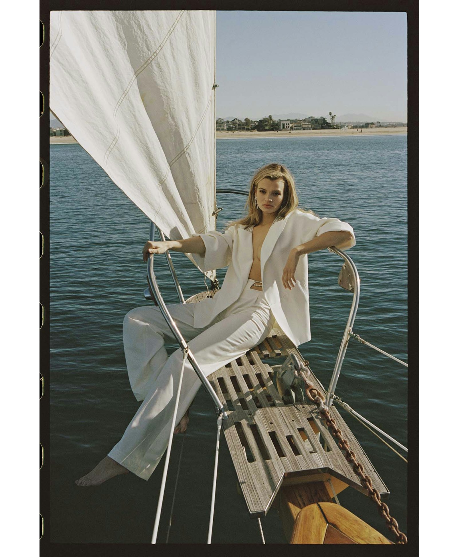 White Sutton Blazer made by Nana Jacqueline