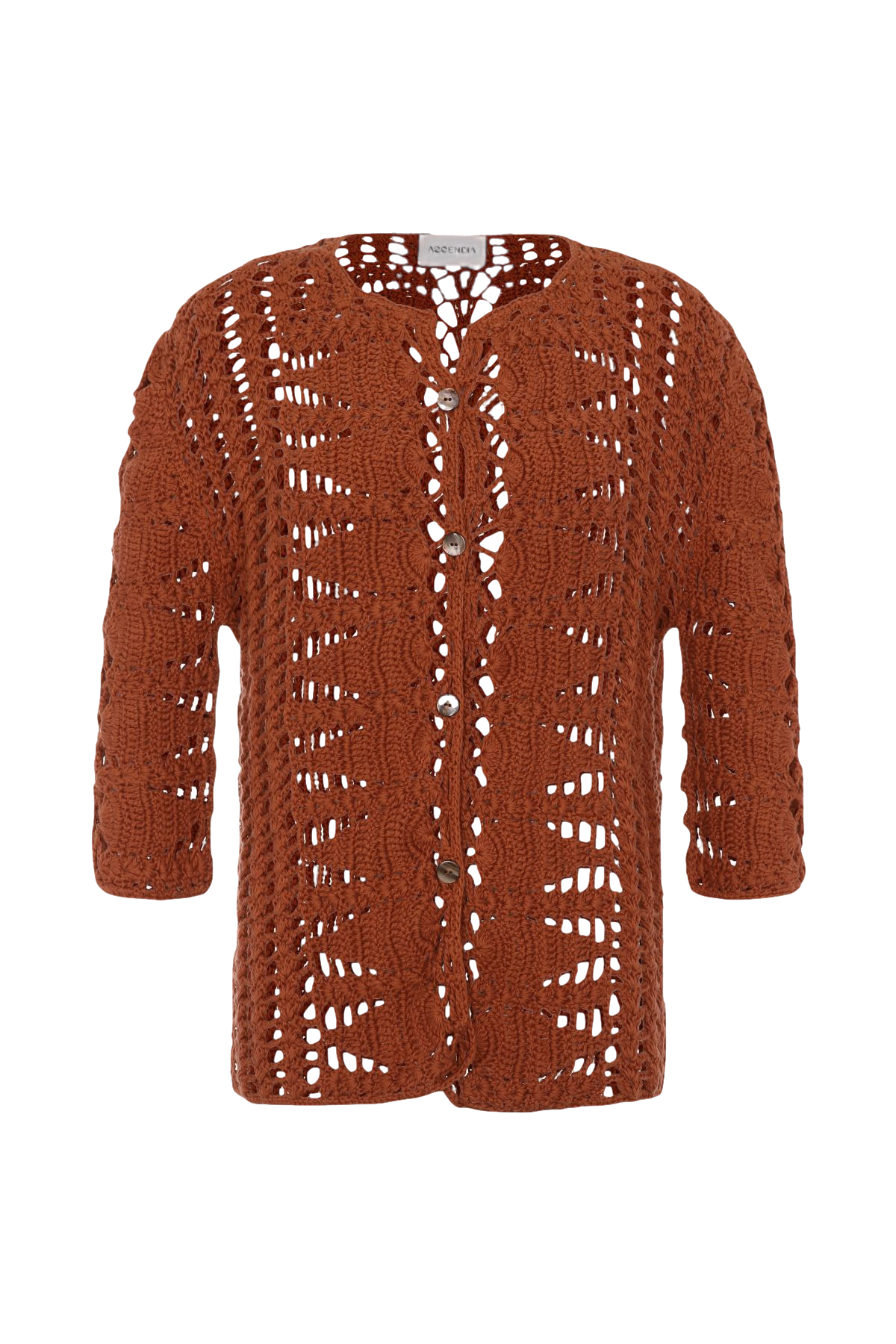 Ascendia Woven Crochet Shirt