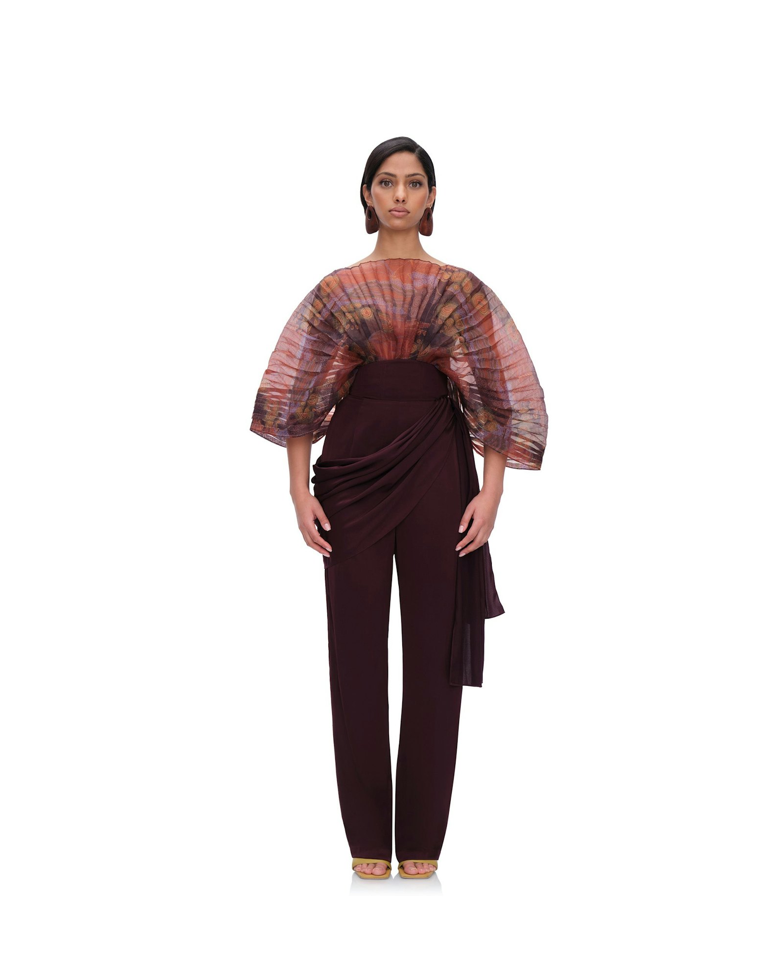 SOMBRA BODYSUIT - KAVA PRINT made by Andrea Iyamah