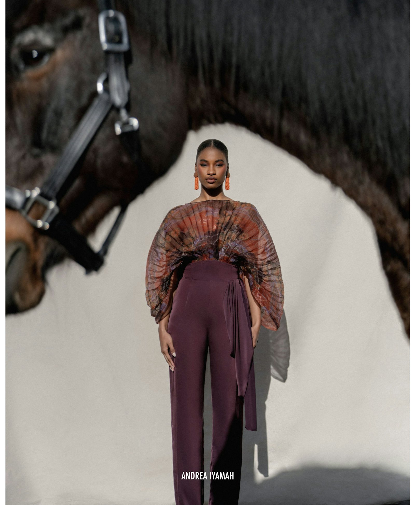 SOMBRA BODYSUIT - KAVA PRINT made by Andrea Iyamah