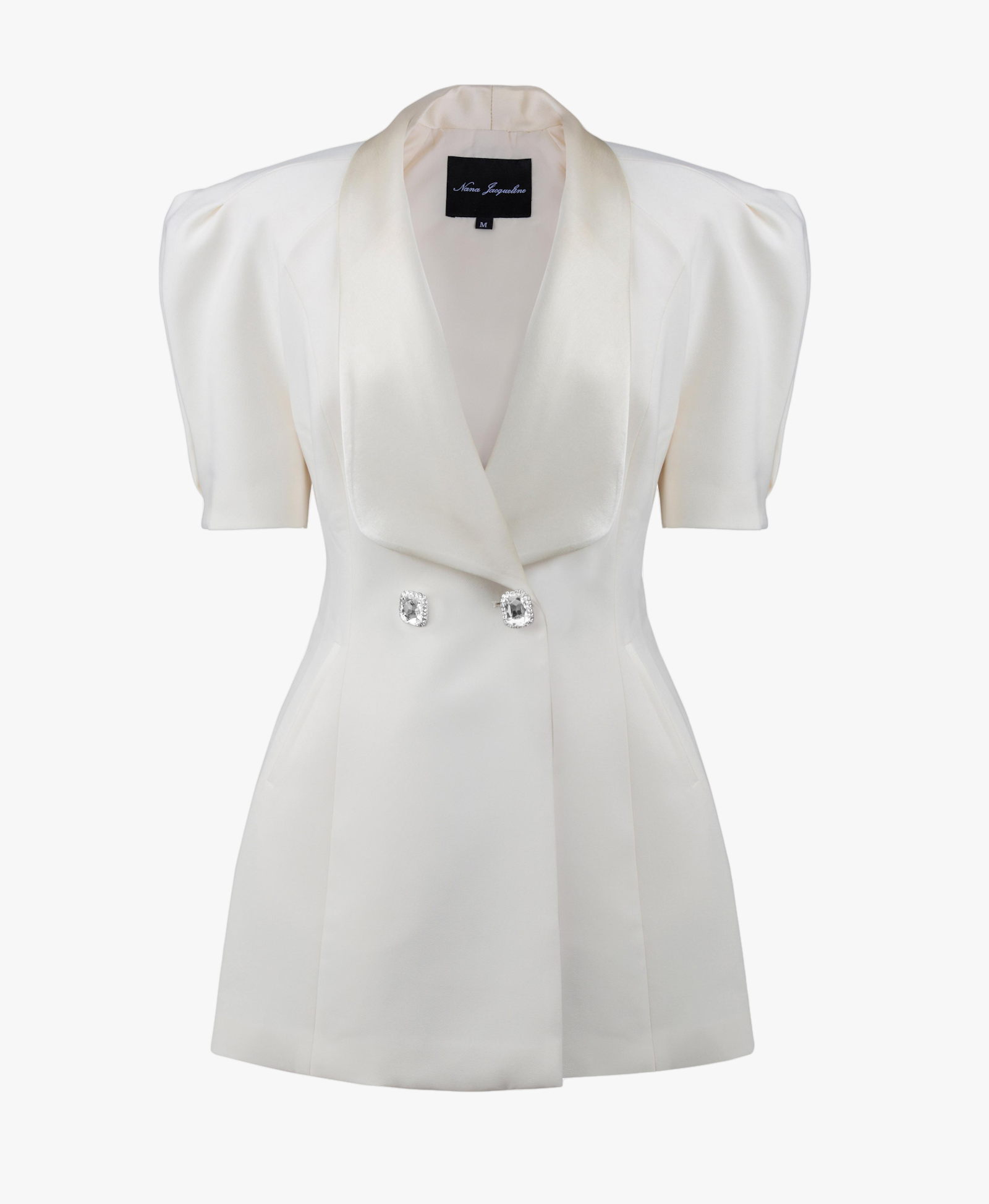 Alia Dress (White) in White made by Nana Jacqueline