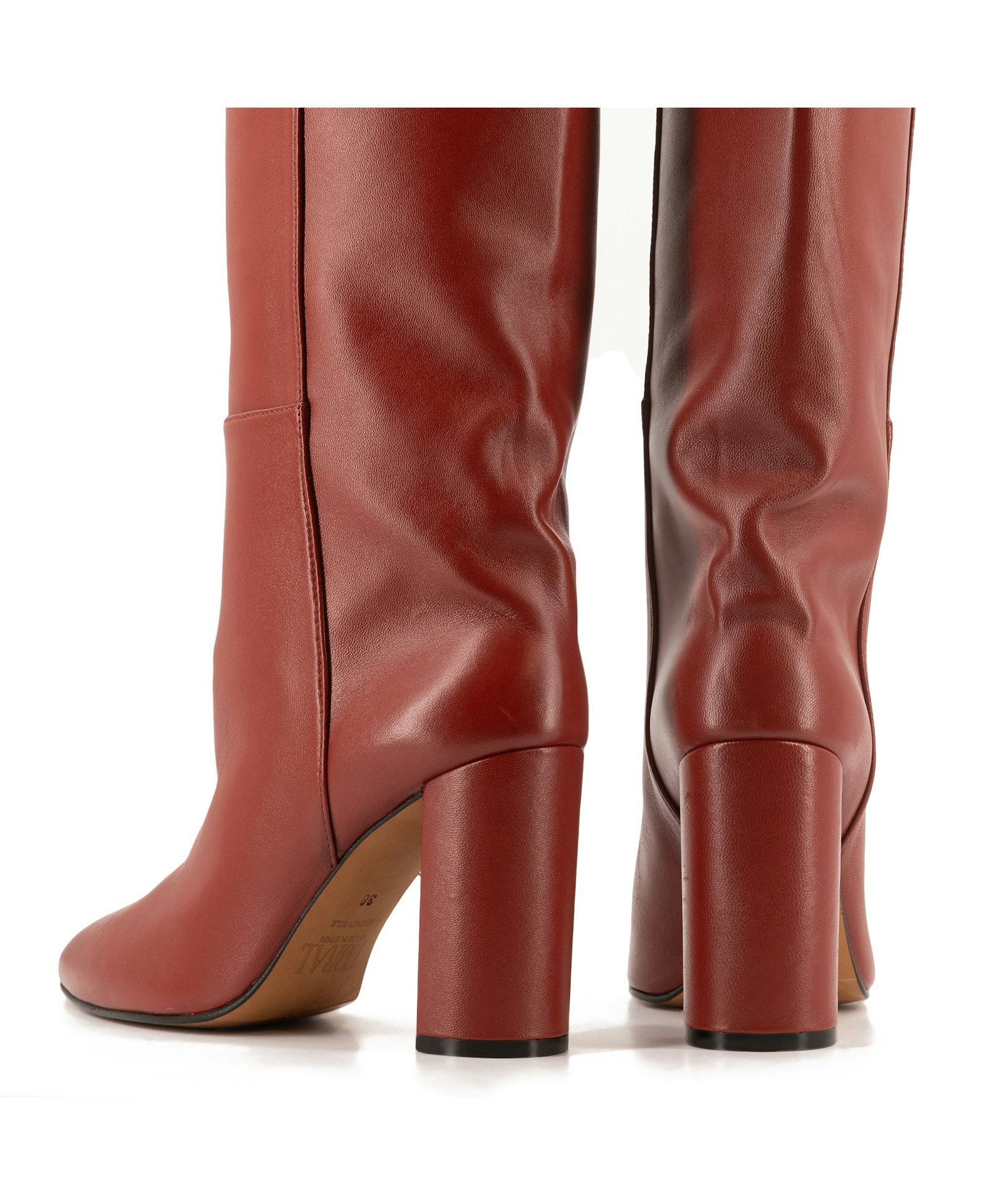 CHESTNUT TALL BOOTS made by Toral