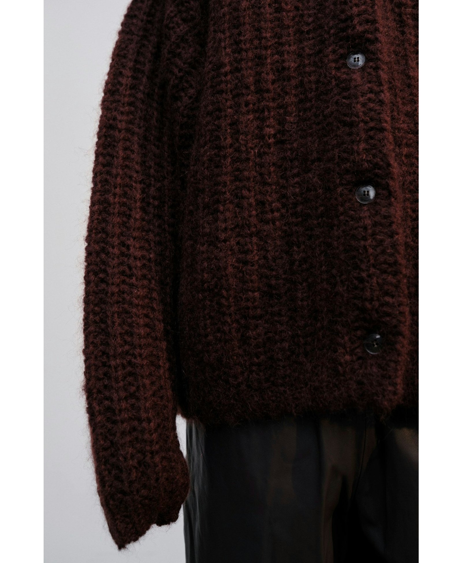 Ace Knit Cardigan - Oxblood made by HERSKIND