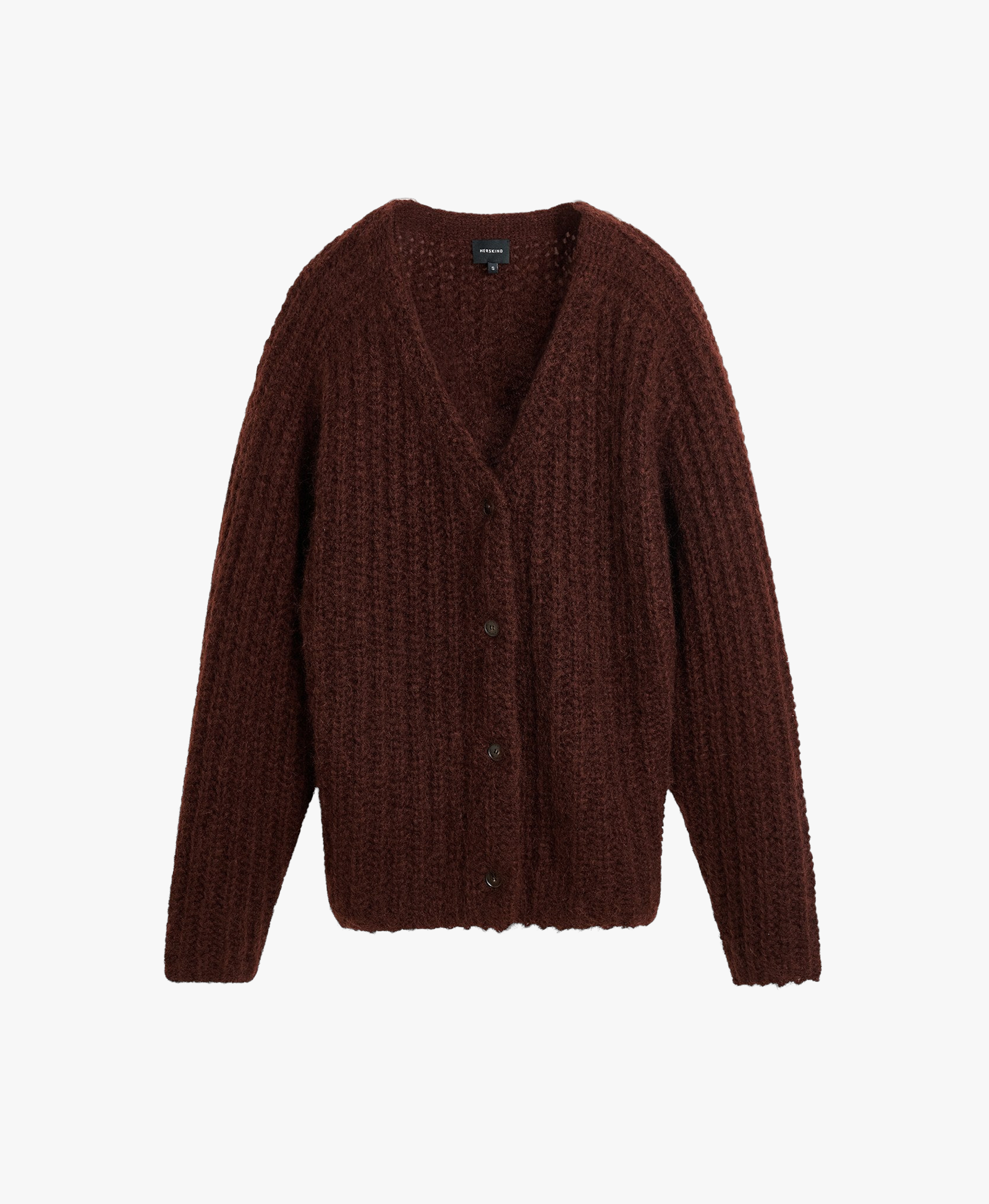Ace Knit Cardigan - Oxblood made by HERSKIND