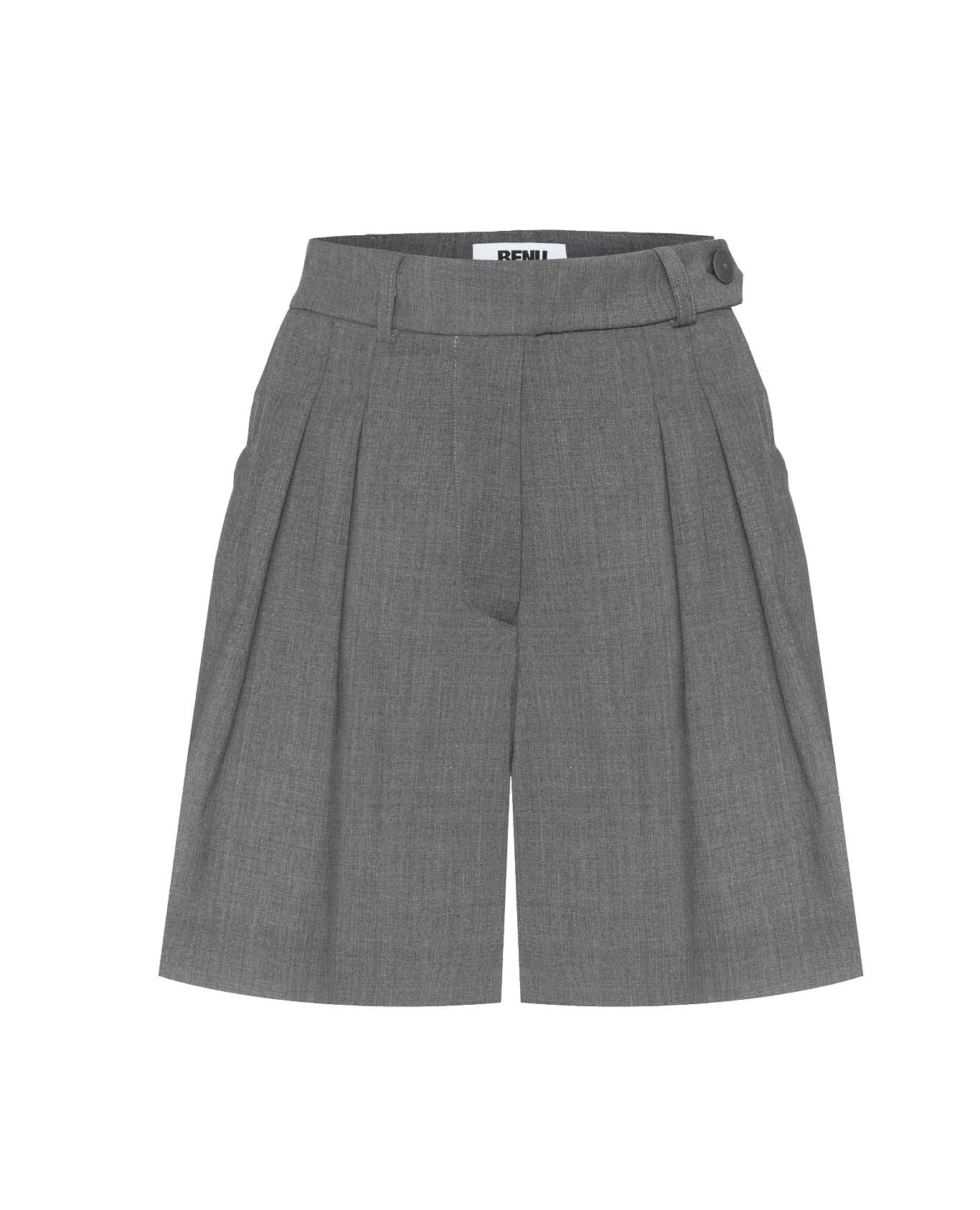 Shop Benu Studio Short Dark Gray Trousers