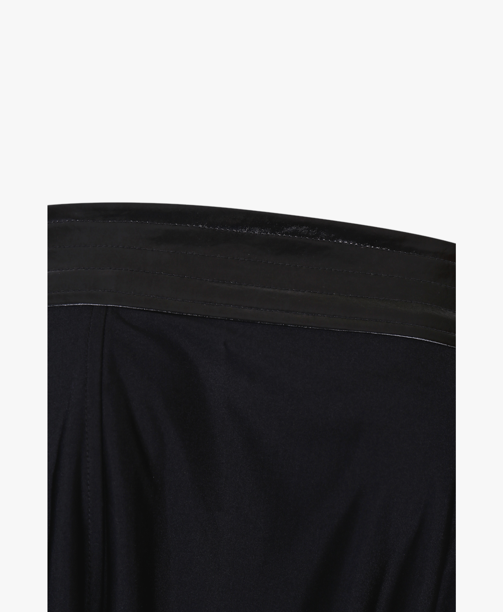 BLACK STRETCH JERSEY DRAPED TUBE DRESS made by YIBRI