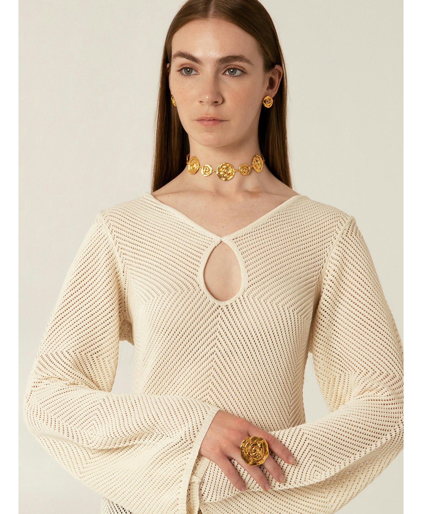 Origin Choker Gold made by Eva Remenyi