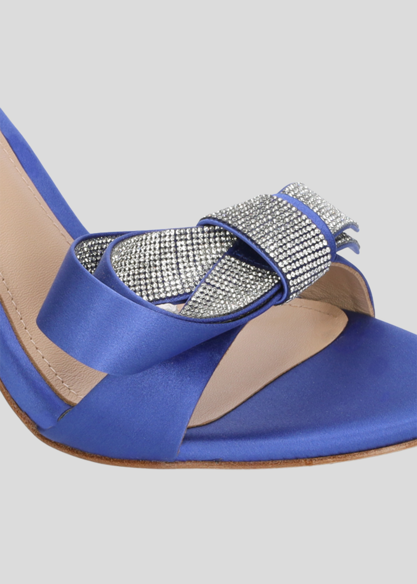 Shop Lola Cruz Shoes Claire Sandal 85 In Blue