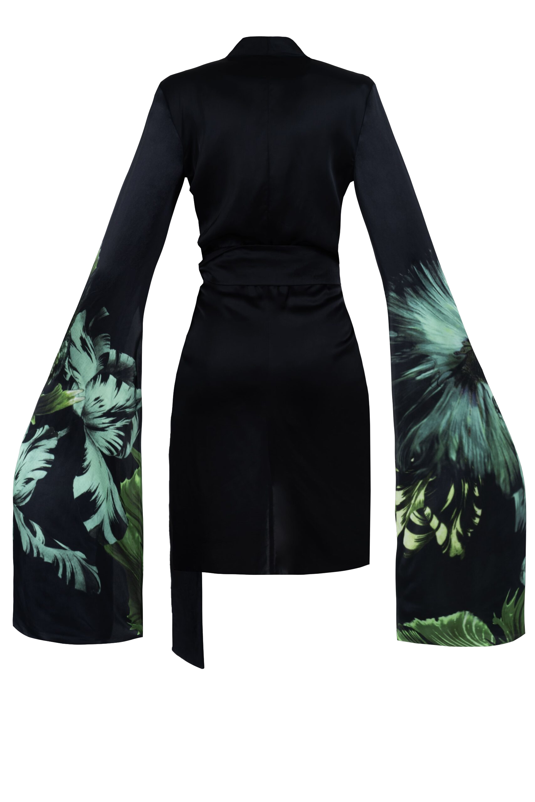 Shop Maria Kokhia Kimono Sleeve Robe In Multi Color
