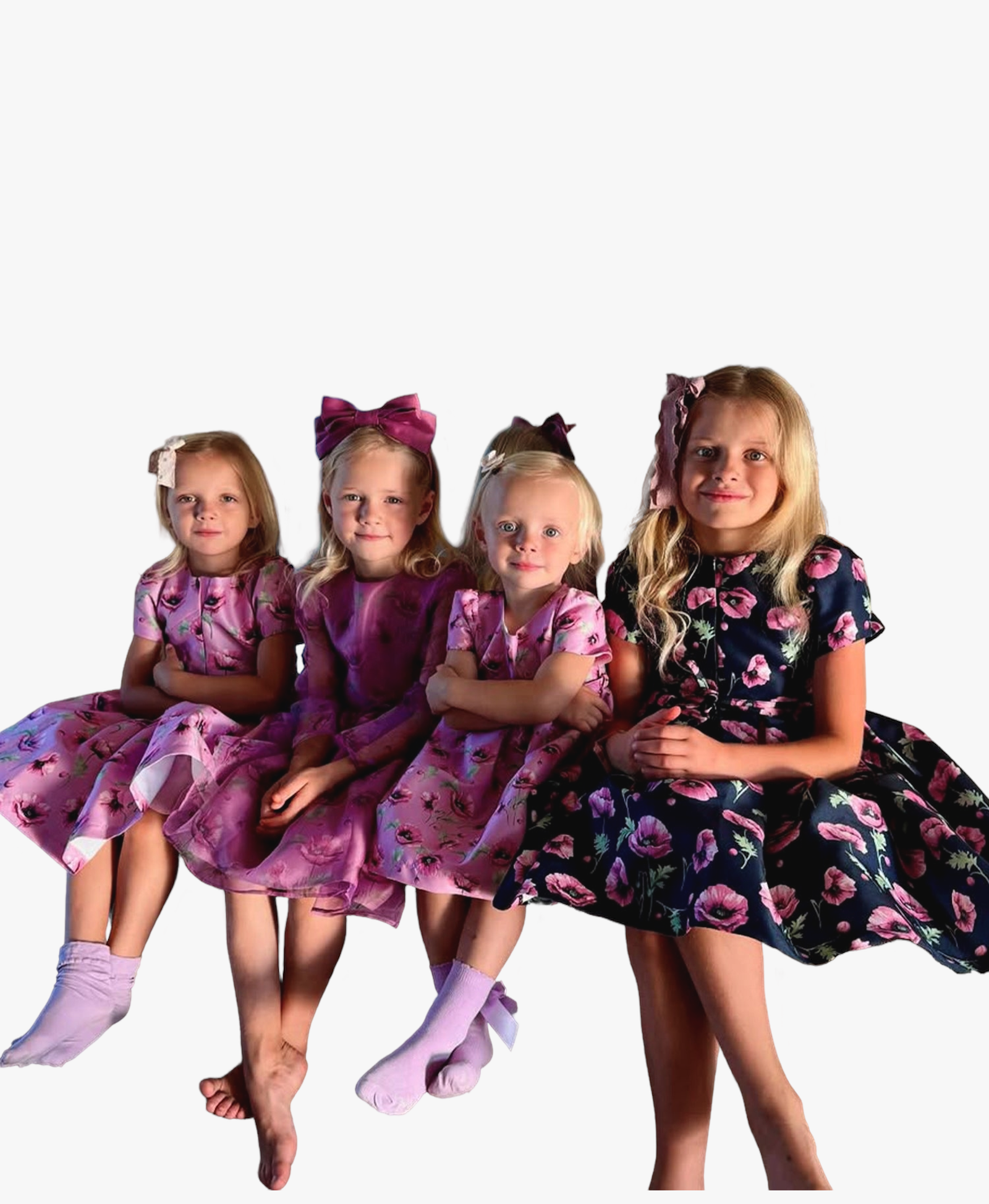 Orchid Valley Girls Dress made by Mama Luma