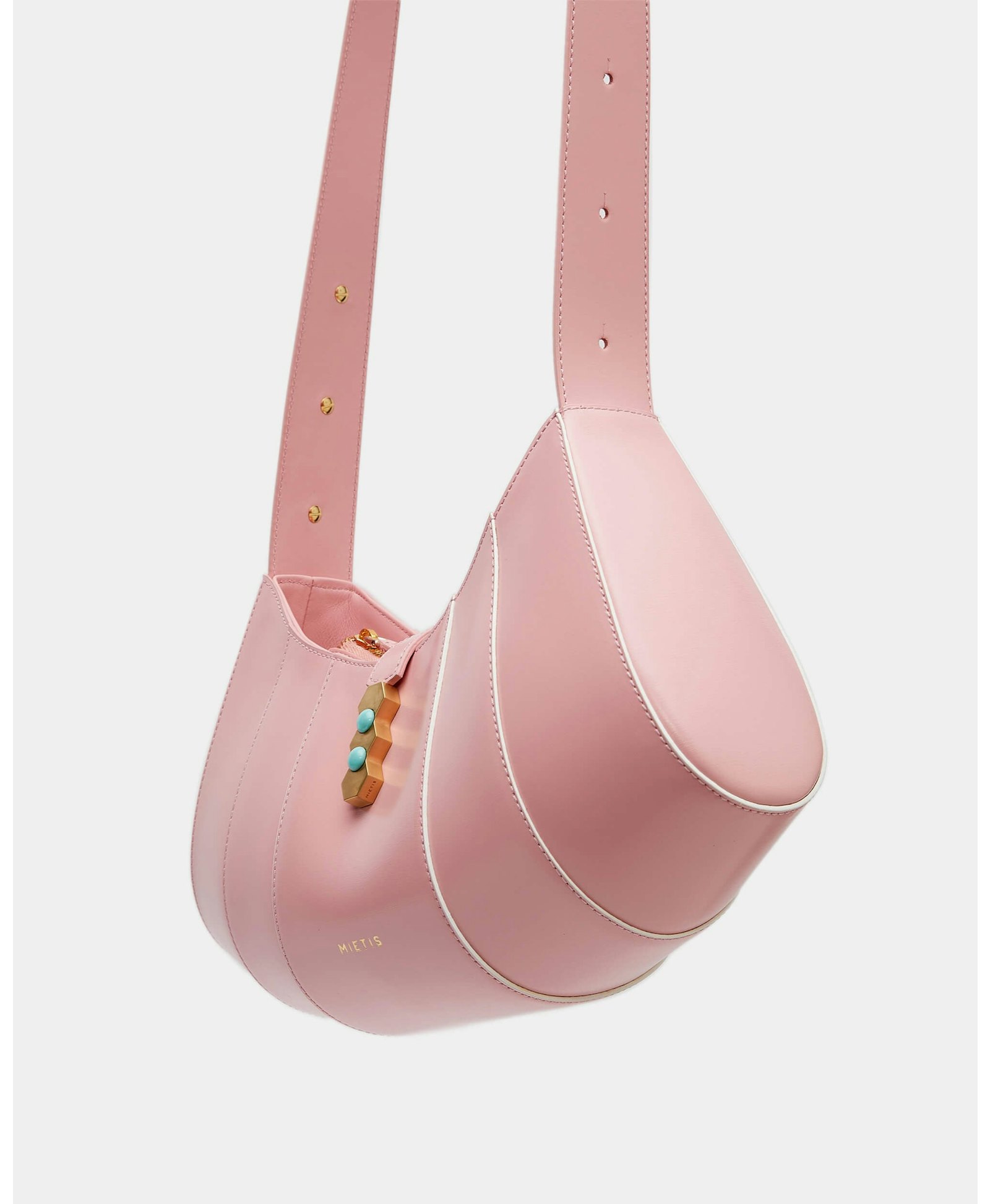 Tate Hobo Pink in Pink made by Mietis