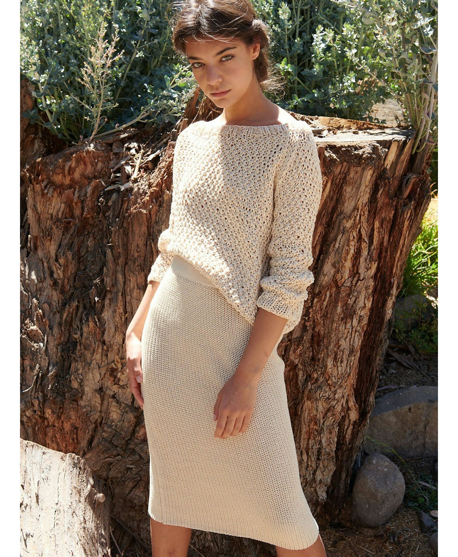 CINTI sweater in Beige made by AYNI