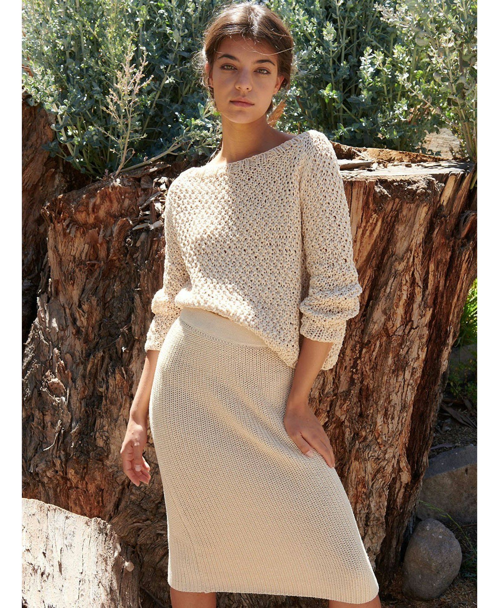 CINTI sweater in Beige made by AYNI