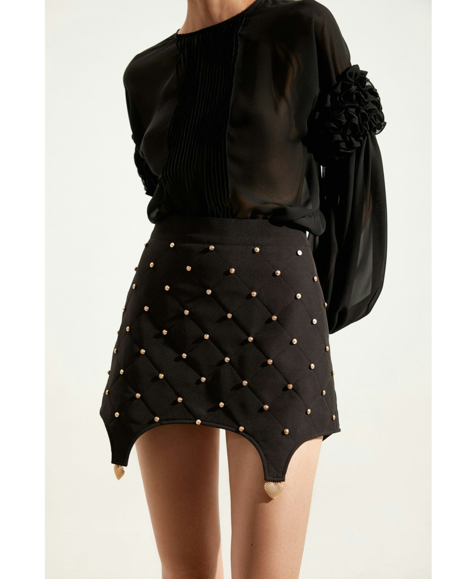 Black Mini Skirt made by Guranda