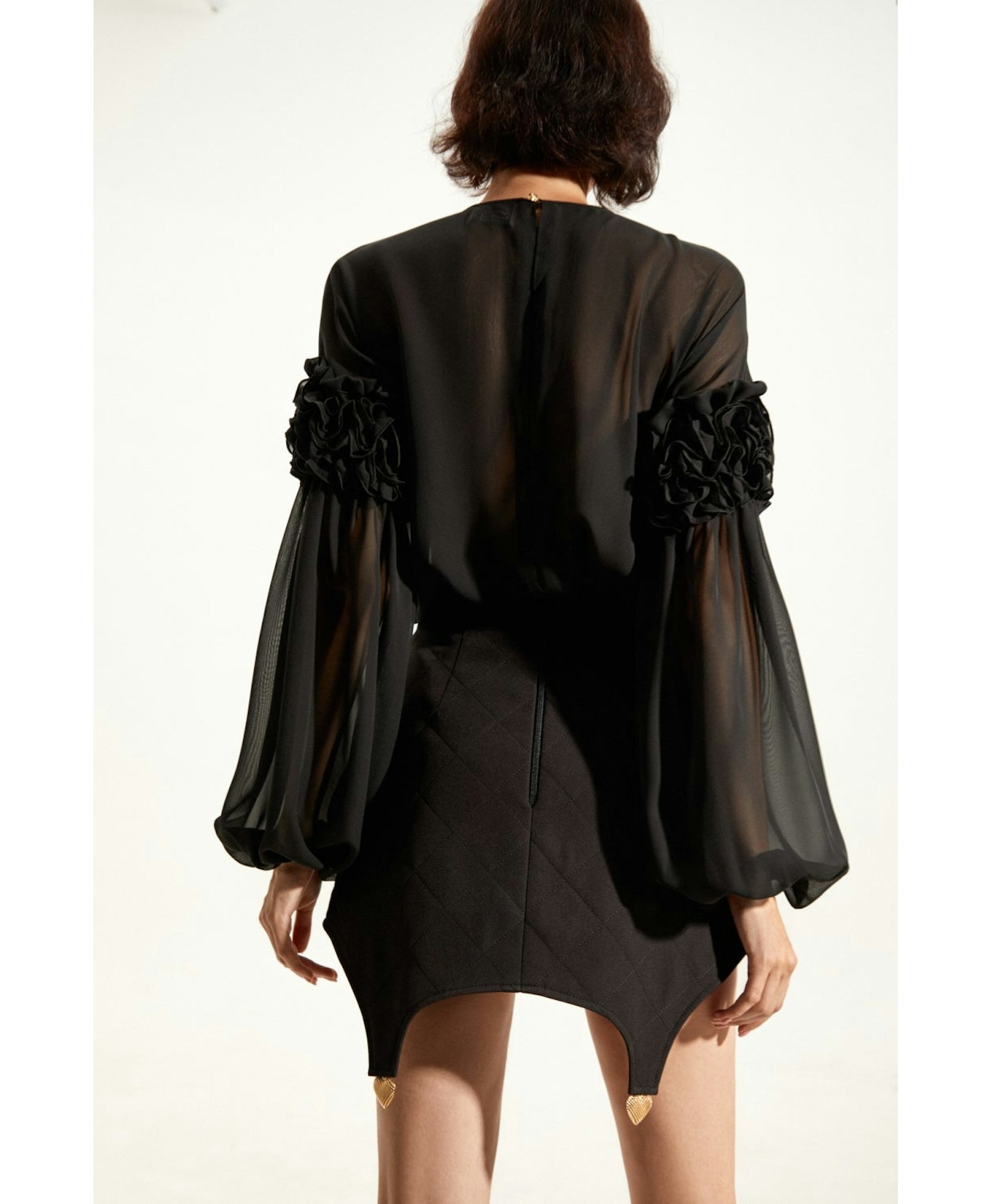Black Mini Skirt made by Guranda