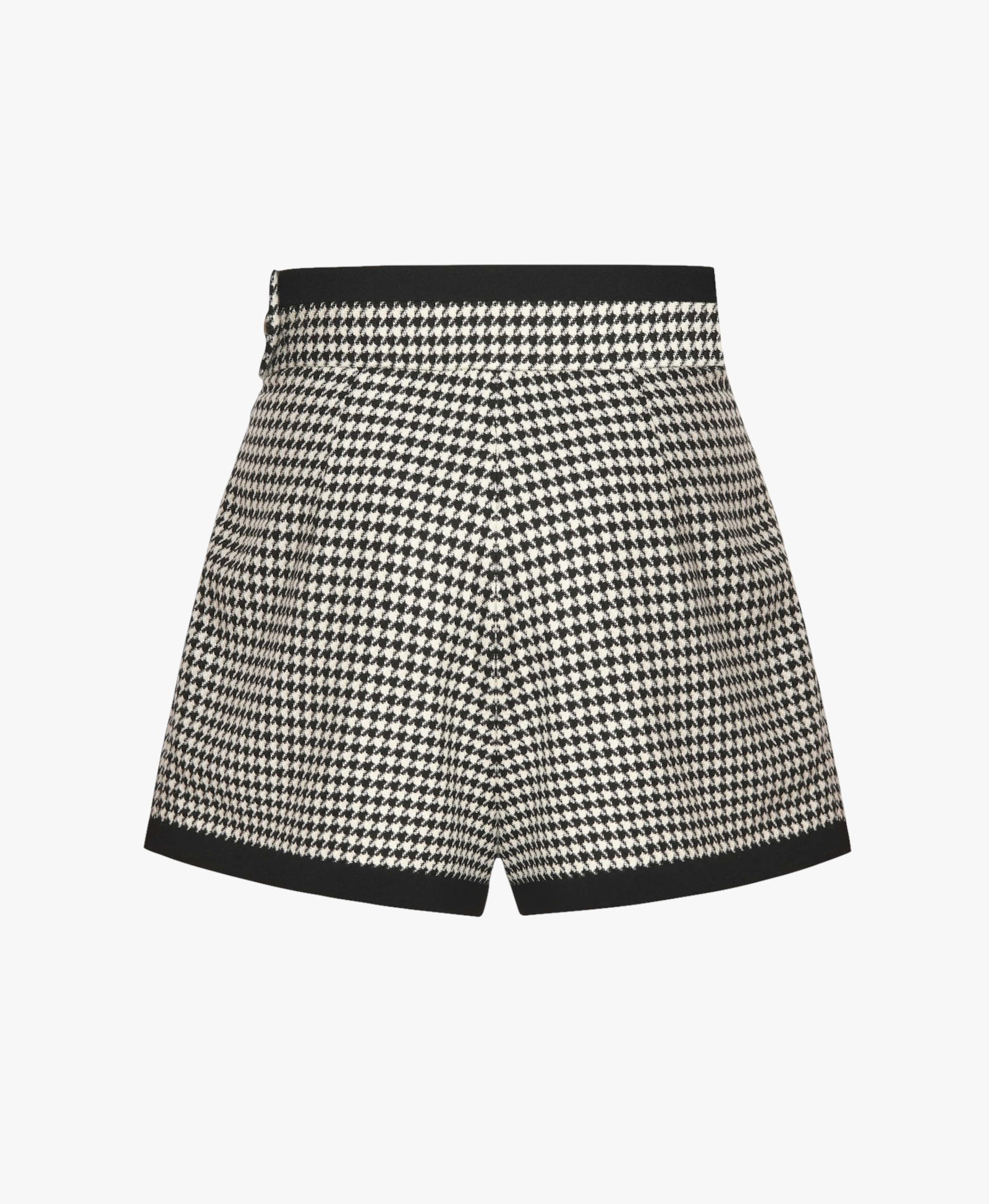 PLEATED HIGH WAISTED SHORTS in Black made by KEBURIA