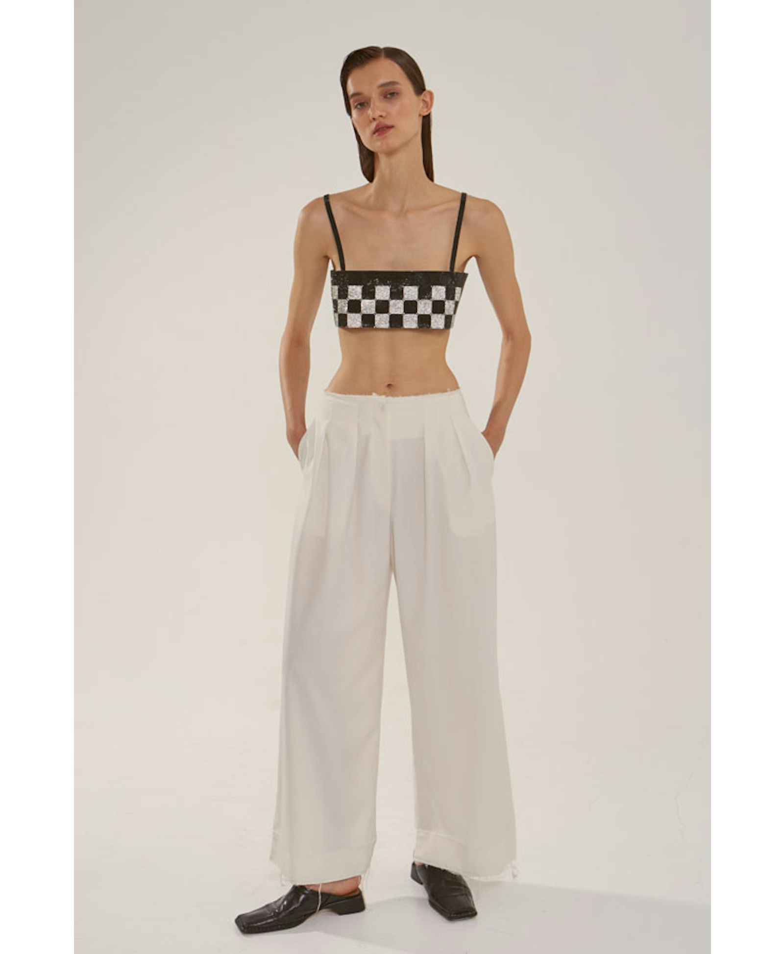 CHARLOTTE TOP Checked made by NUÉ