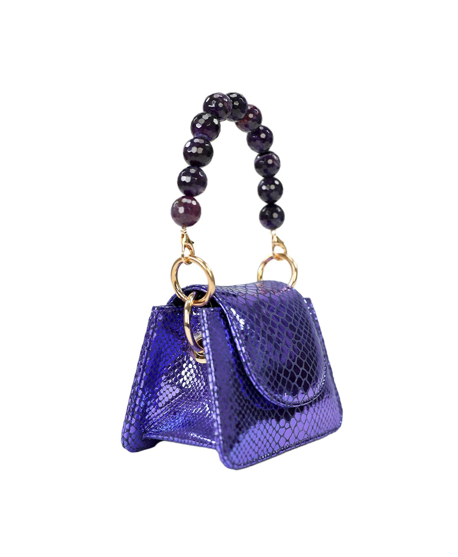 Horra - Metallic Purple - Mini Bag made by ALIEL