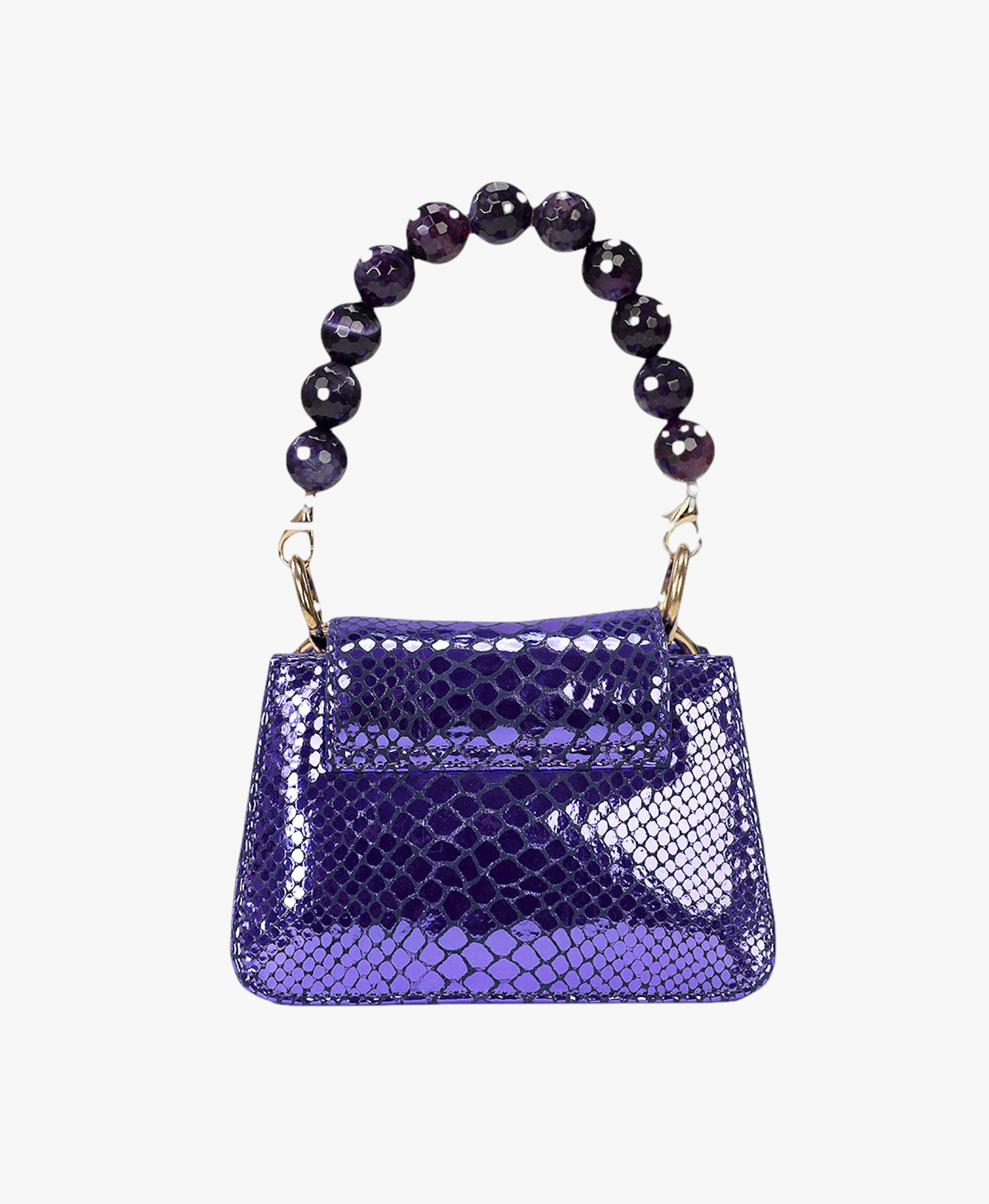 Horra - Metallic Purple - Mini Bag made by ALIEL