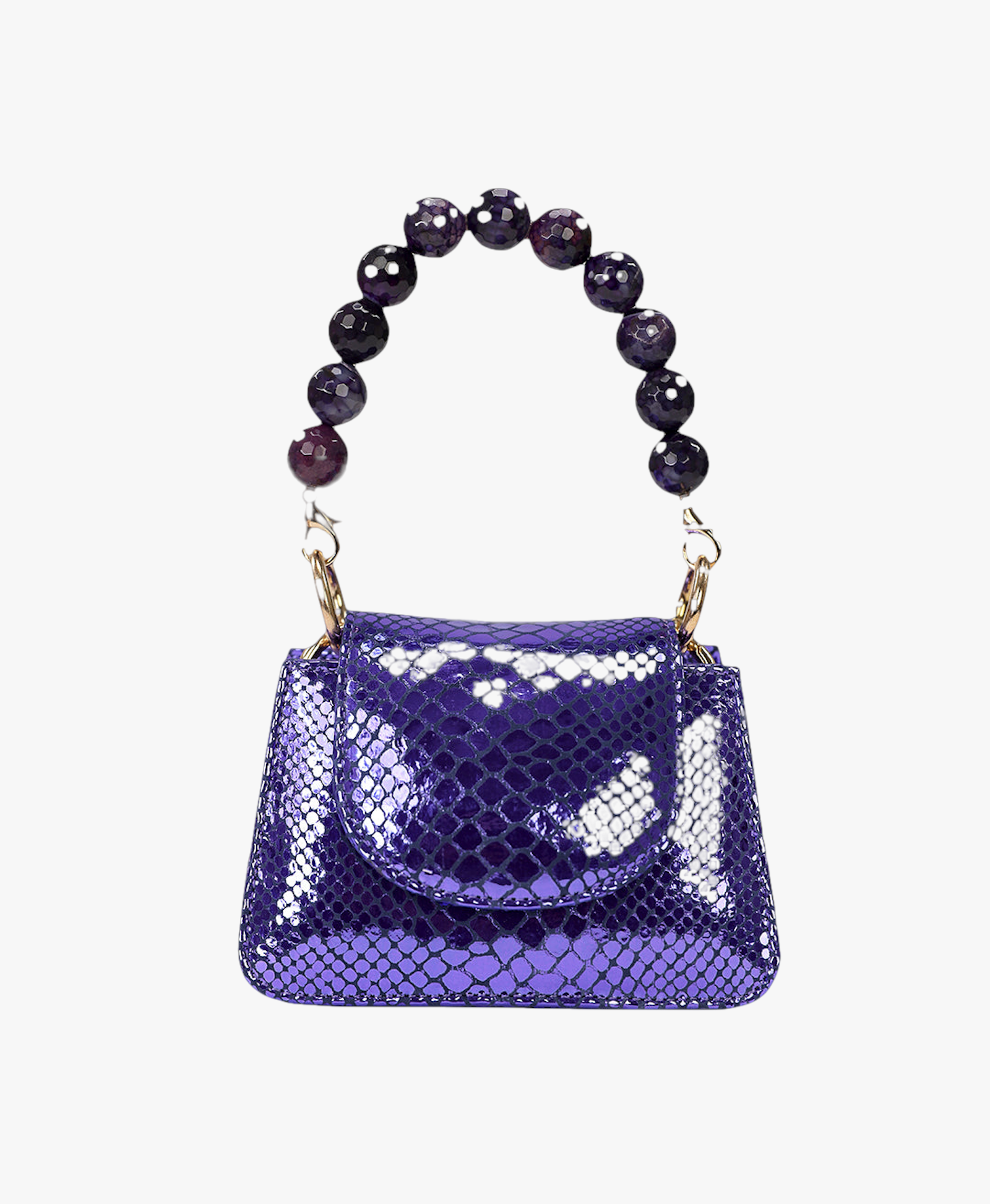 Horra - Metallic Purple - Mini Bag made by ALIEL
