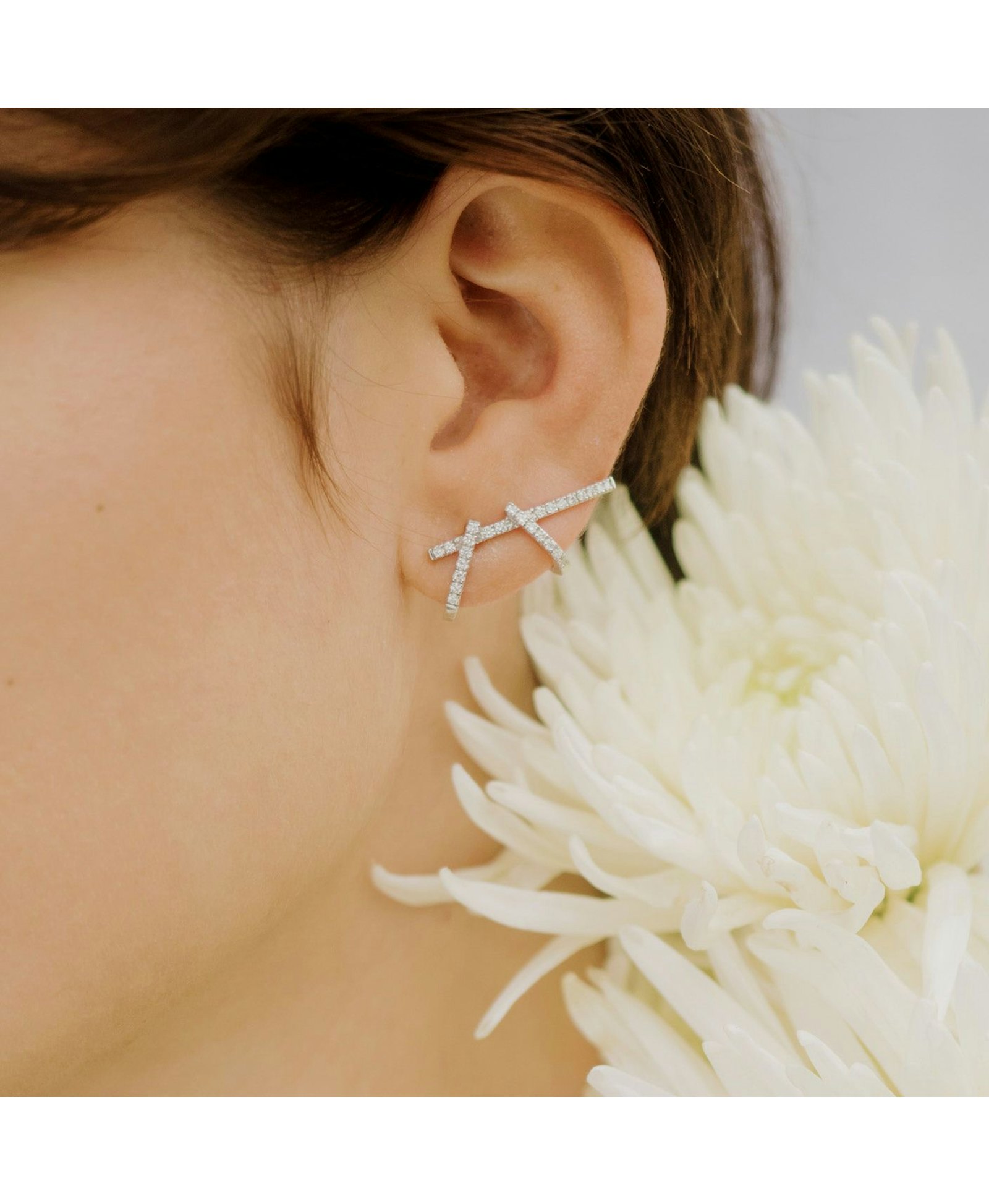 PENDIENTE DOBLE DAGA made by Gold & Roses