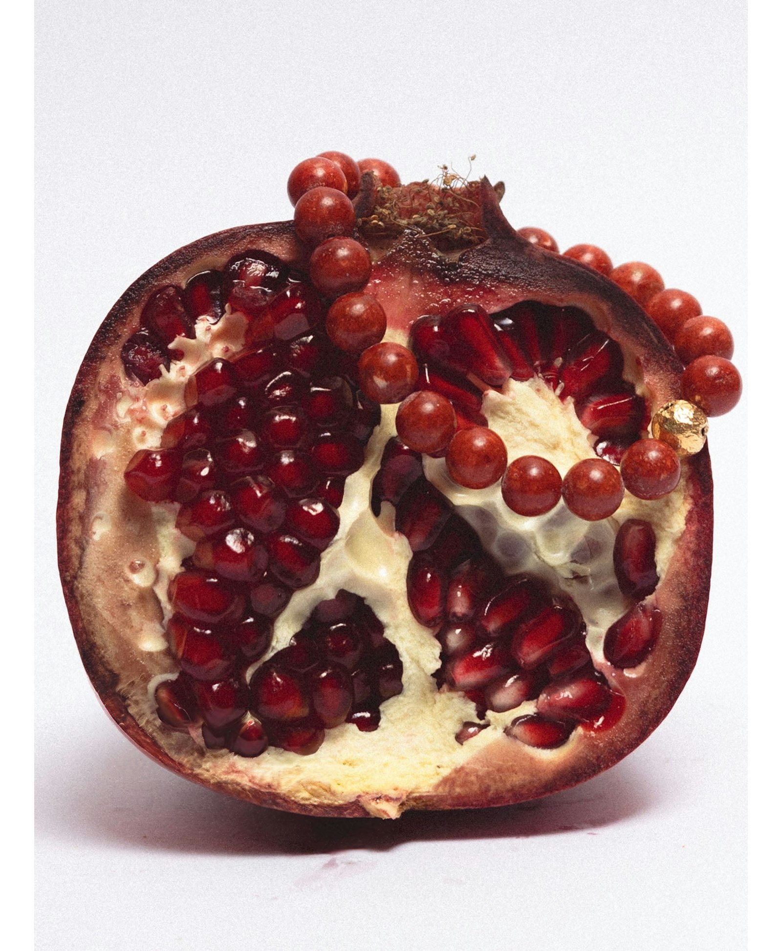 Coral Fireball Bracelet made by Eva Remenyi