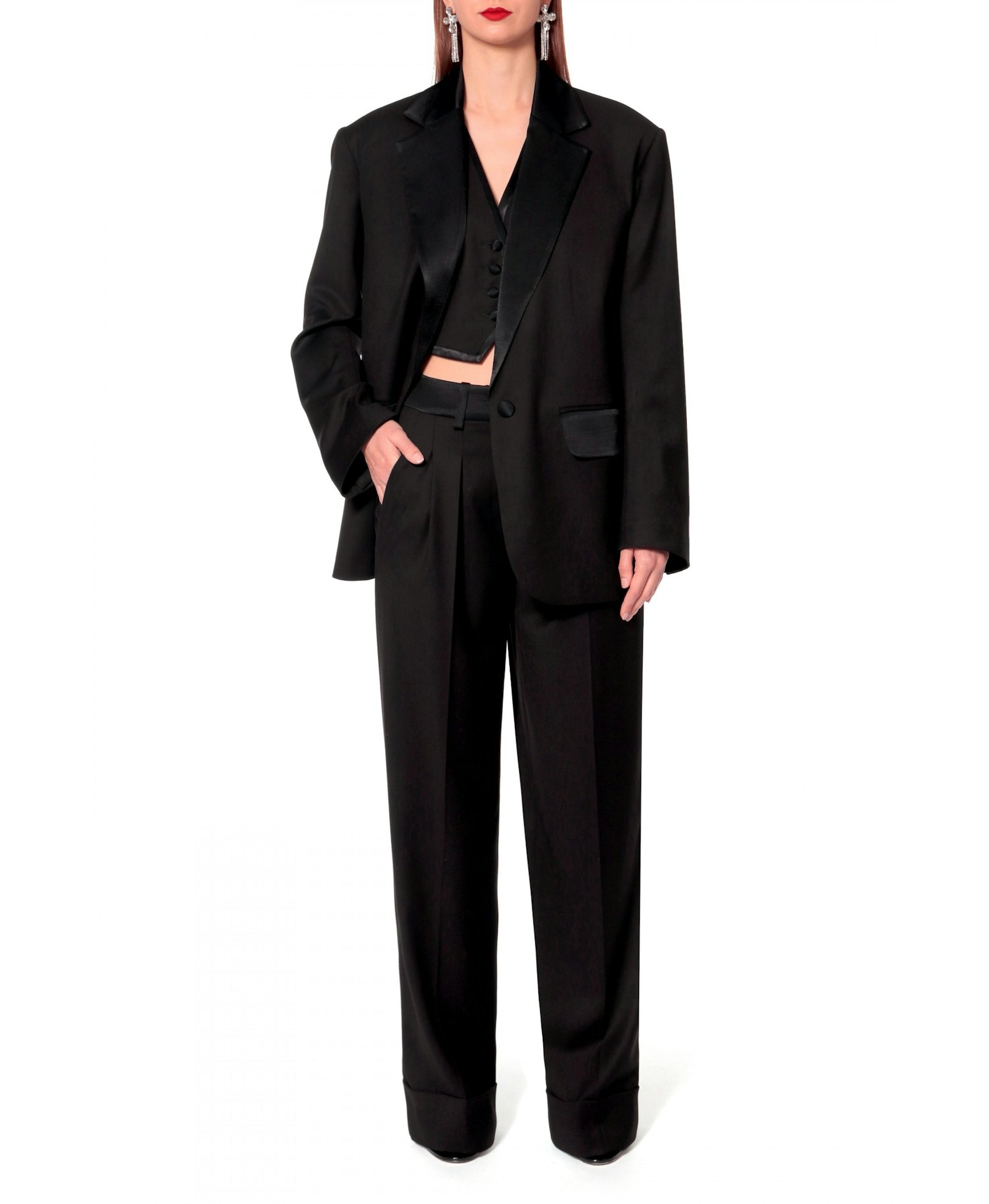 Blazer Alex Fashion Black in Black made by HALEWSKI