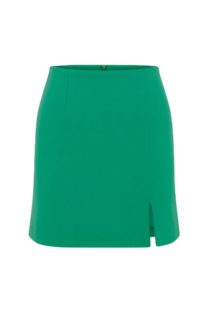 Nazli Ceren Vance Mini Skirt In Vert De Noel In Green