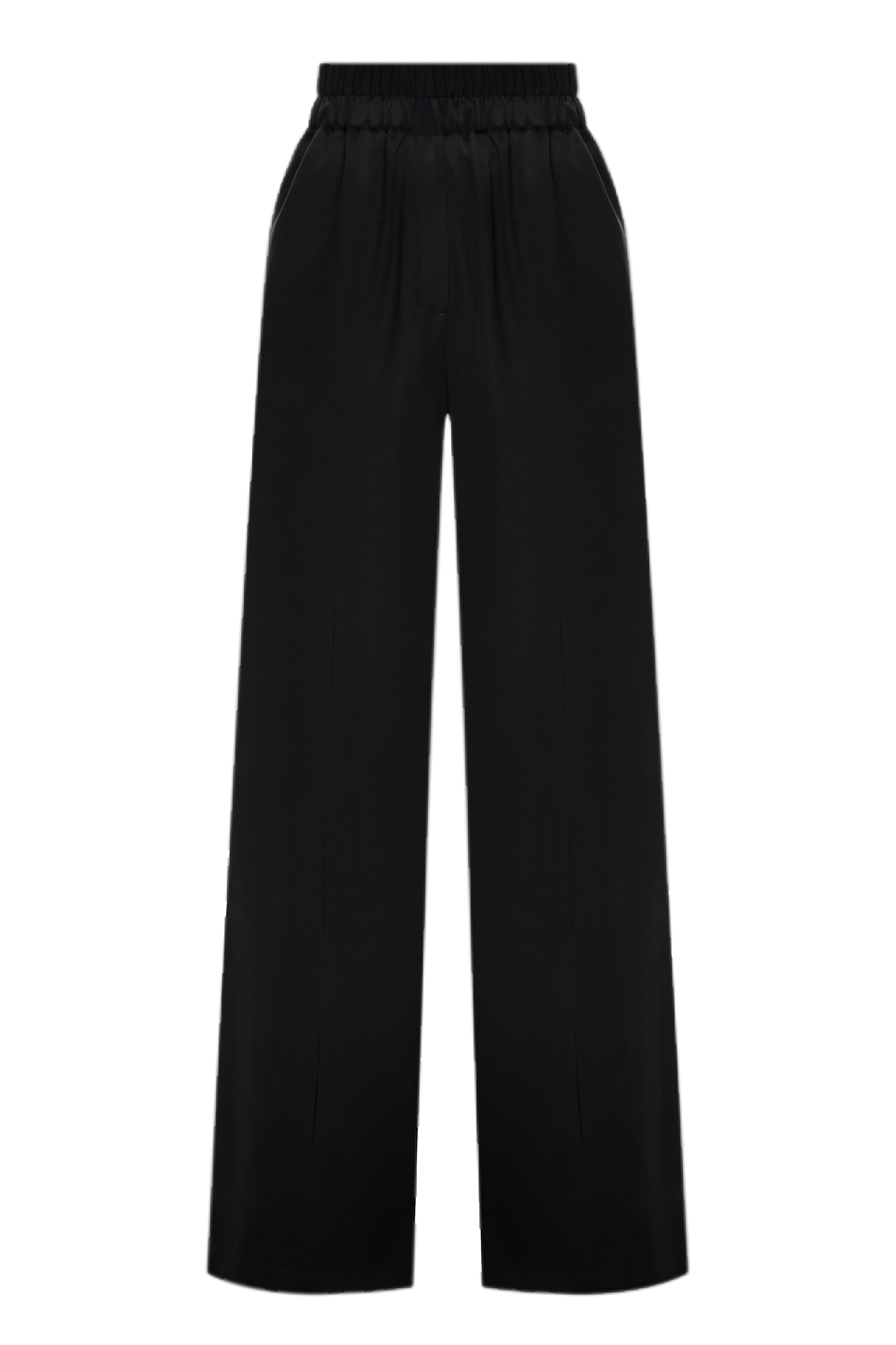 Malva Florea Pants With An Elastic Band With Slits At The Seams In Black