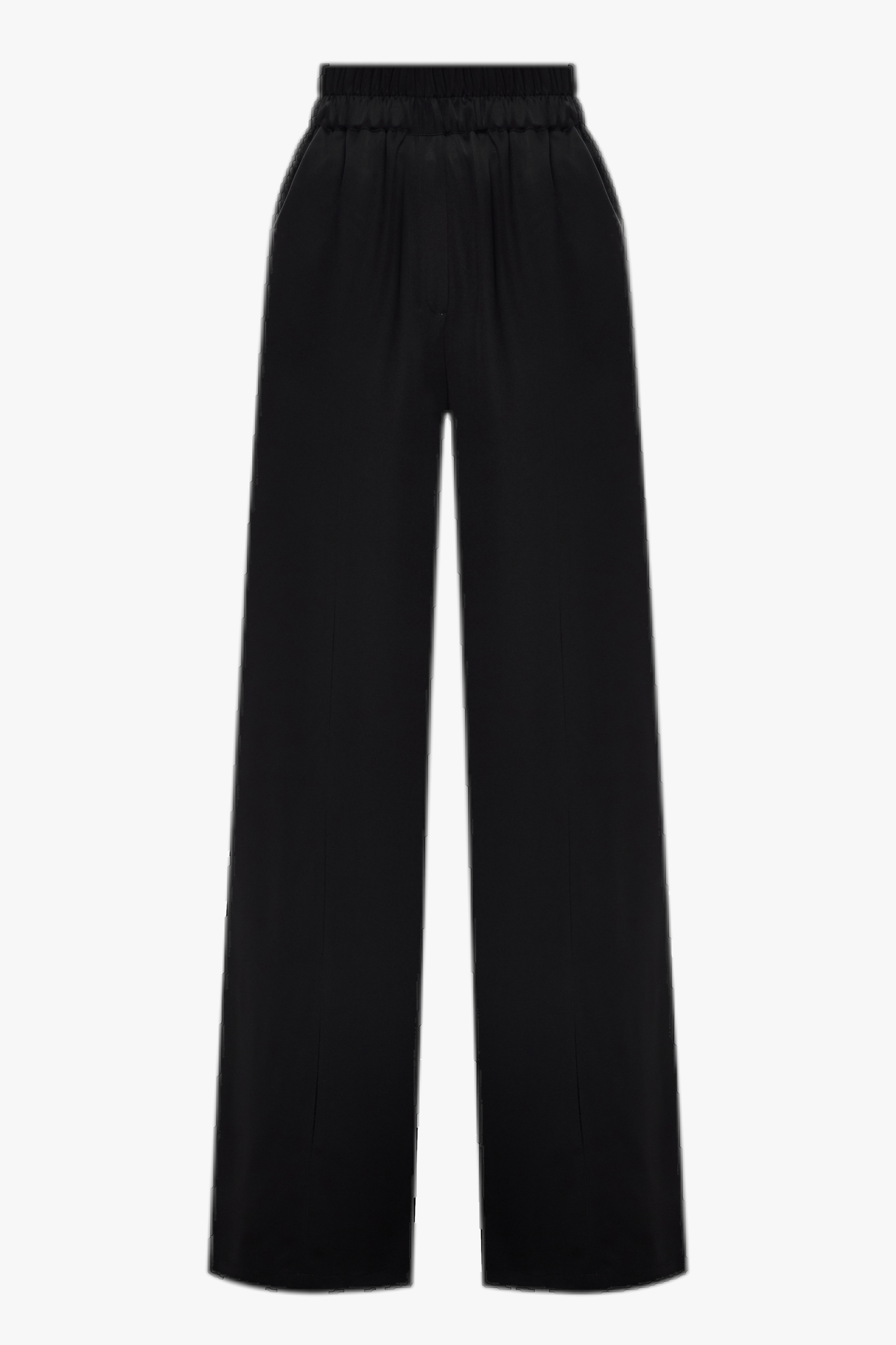 Shop Pants With An Elastic Band With Slits At The Seams In Black from Malva  Florea at Seezona