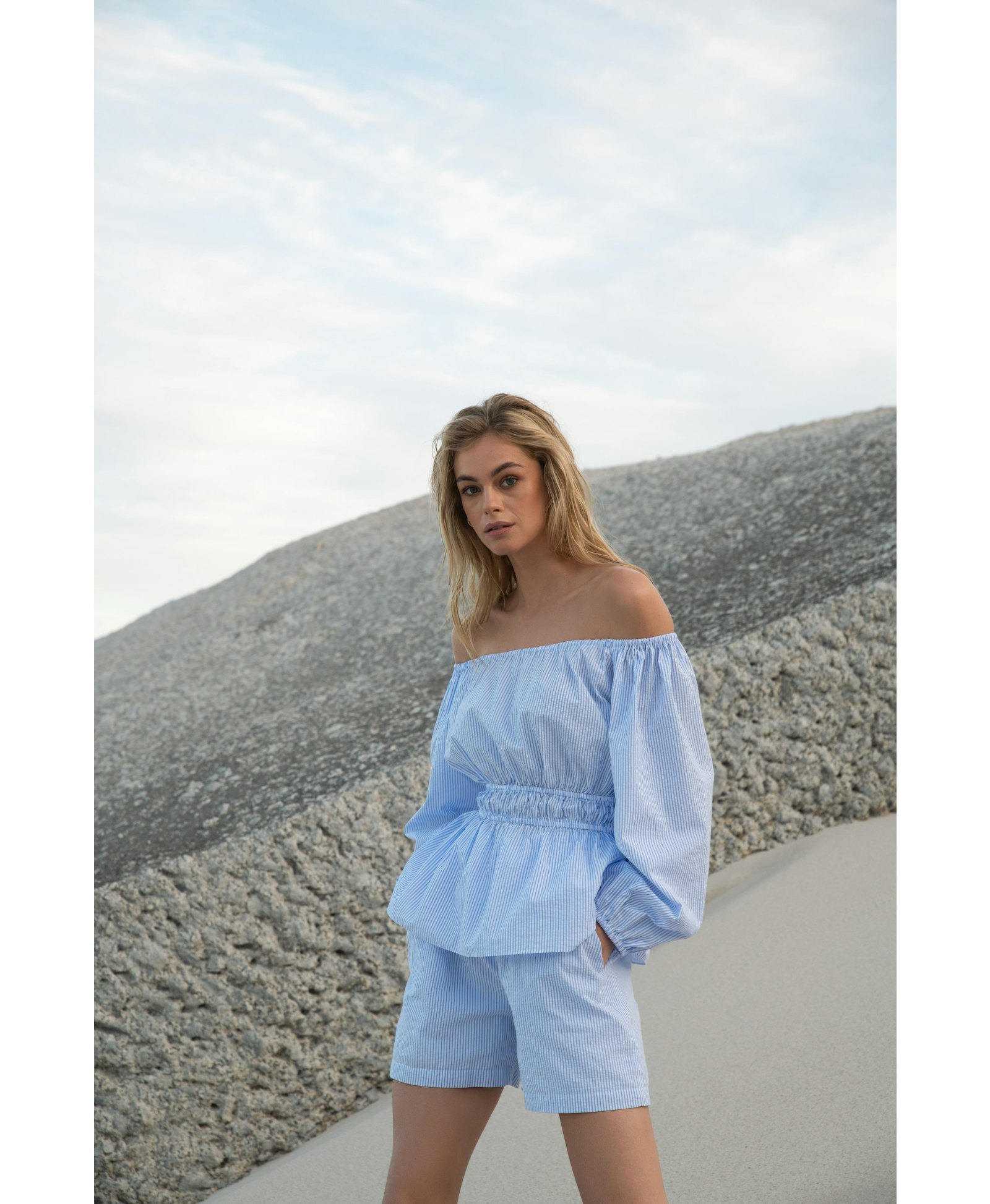 Anais shorts in Blue made by MandiBreeze